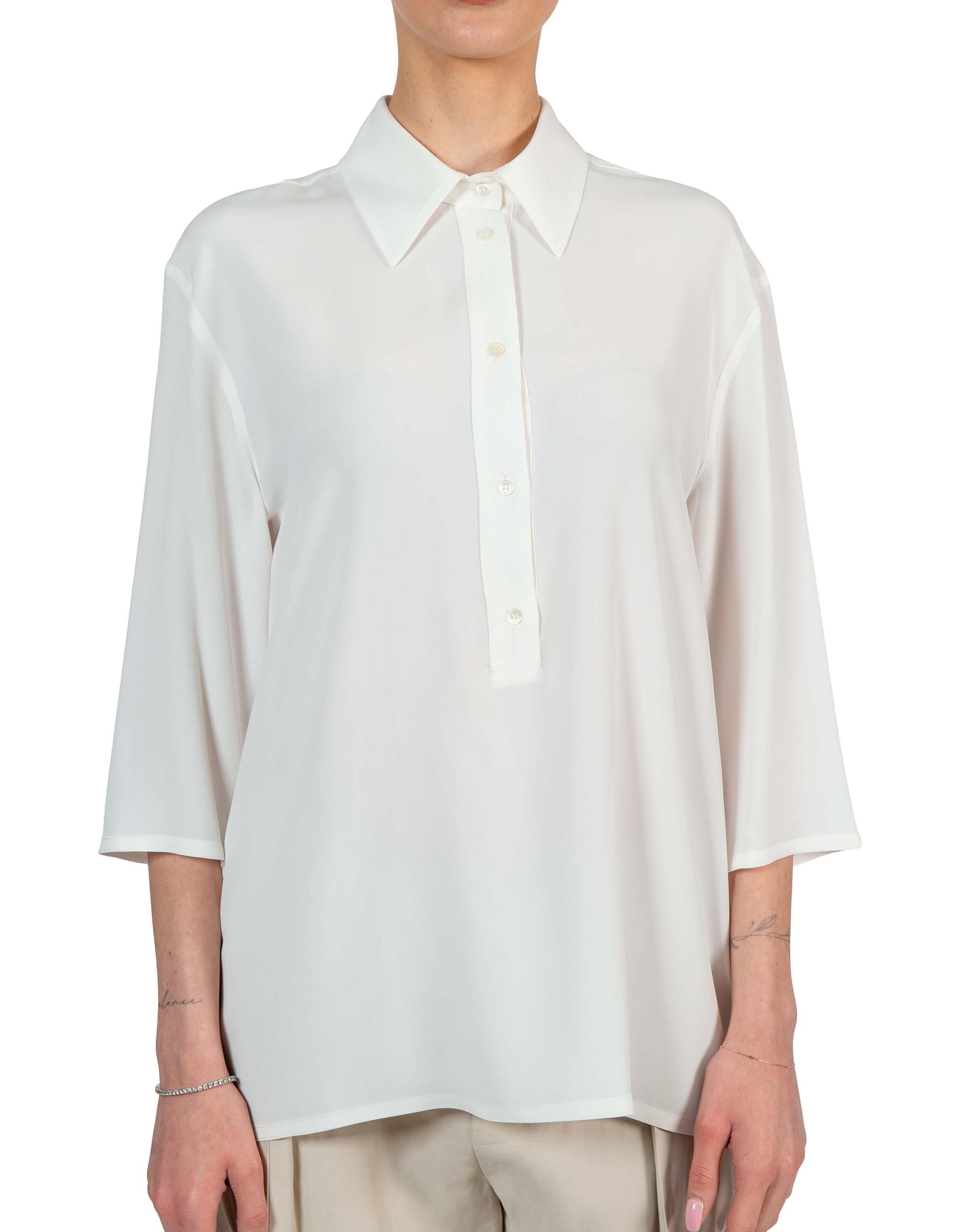 Camicia polo bianca 4720 4057 BIANCO ALICE MILLER