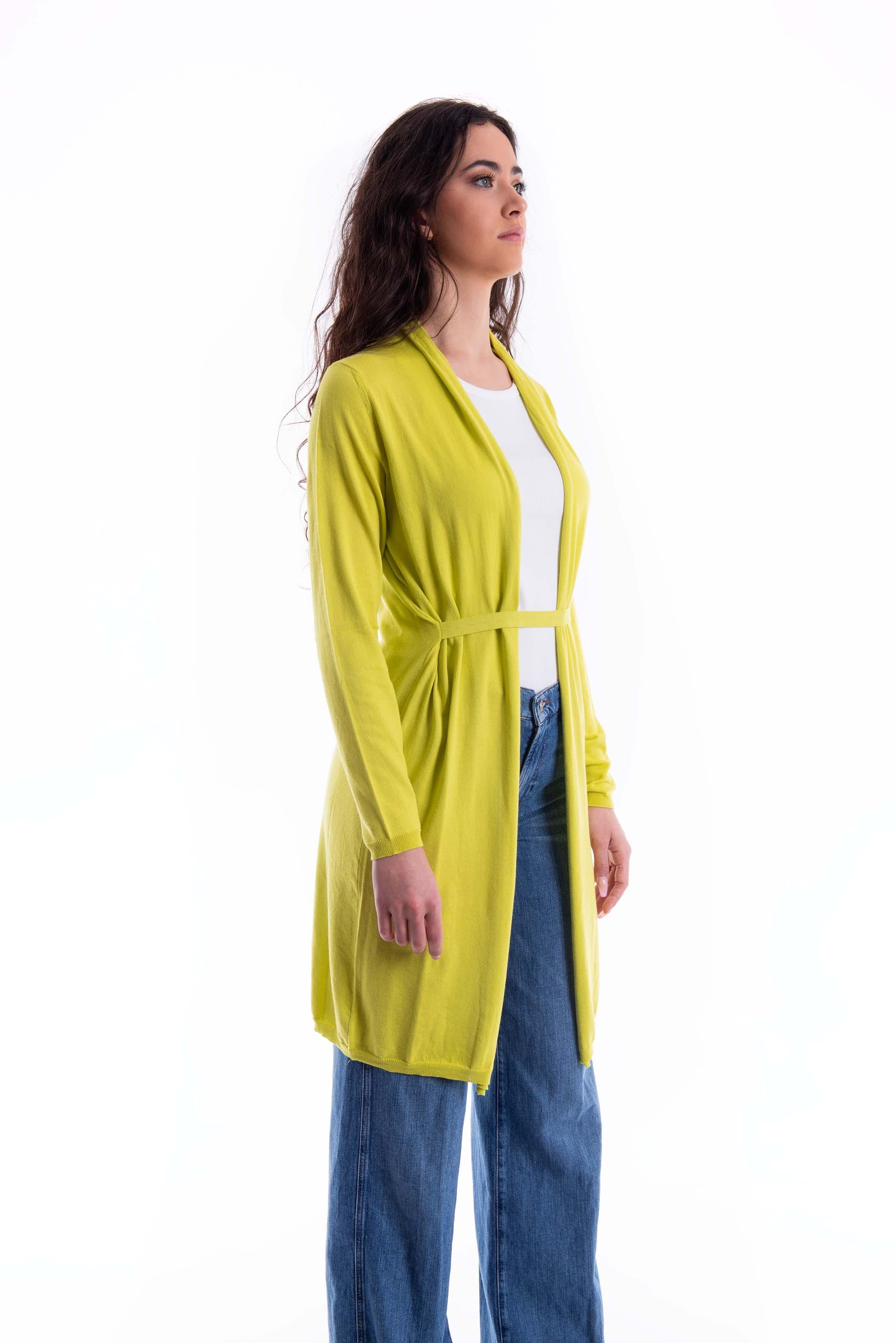 Cardigan in filo di cotone J3951003 V JUCCA