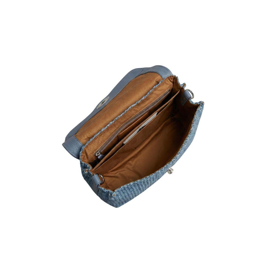 Borsa postina S vimini blue adriatico POSTINA S VIMINI BLUE ADRIATICO ZANELLATO