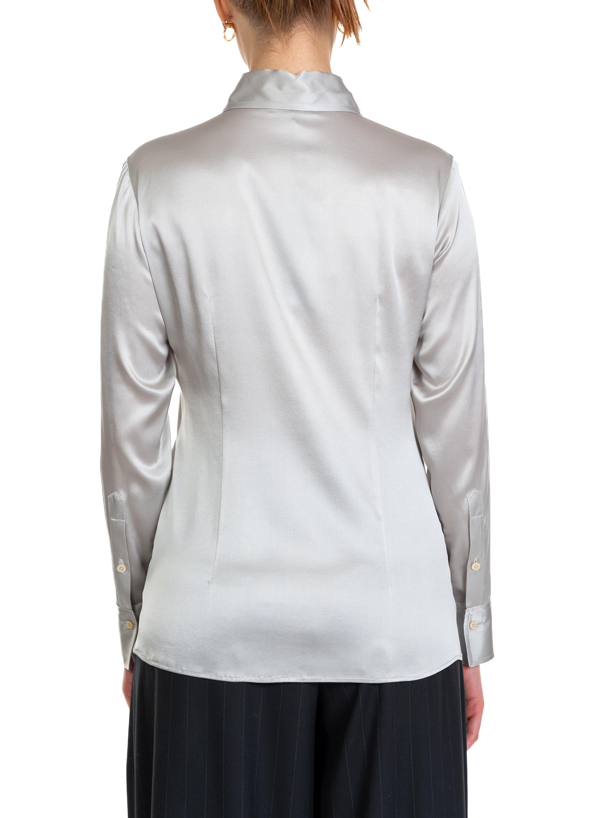 Camicia classica in seta 2094 3334 PERLA ALICE MILLER