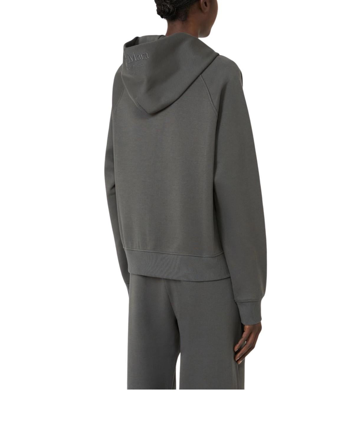 Felpa in jersey di cotone tecnico grigio scuro Marea MAREA 02 GRIGIO MAX MARA