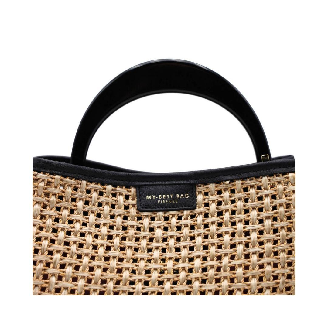 Borsa Ingrid in rafia Naturale INGRID TABRU 2041 NATURAL MY BEST BAG