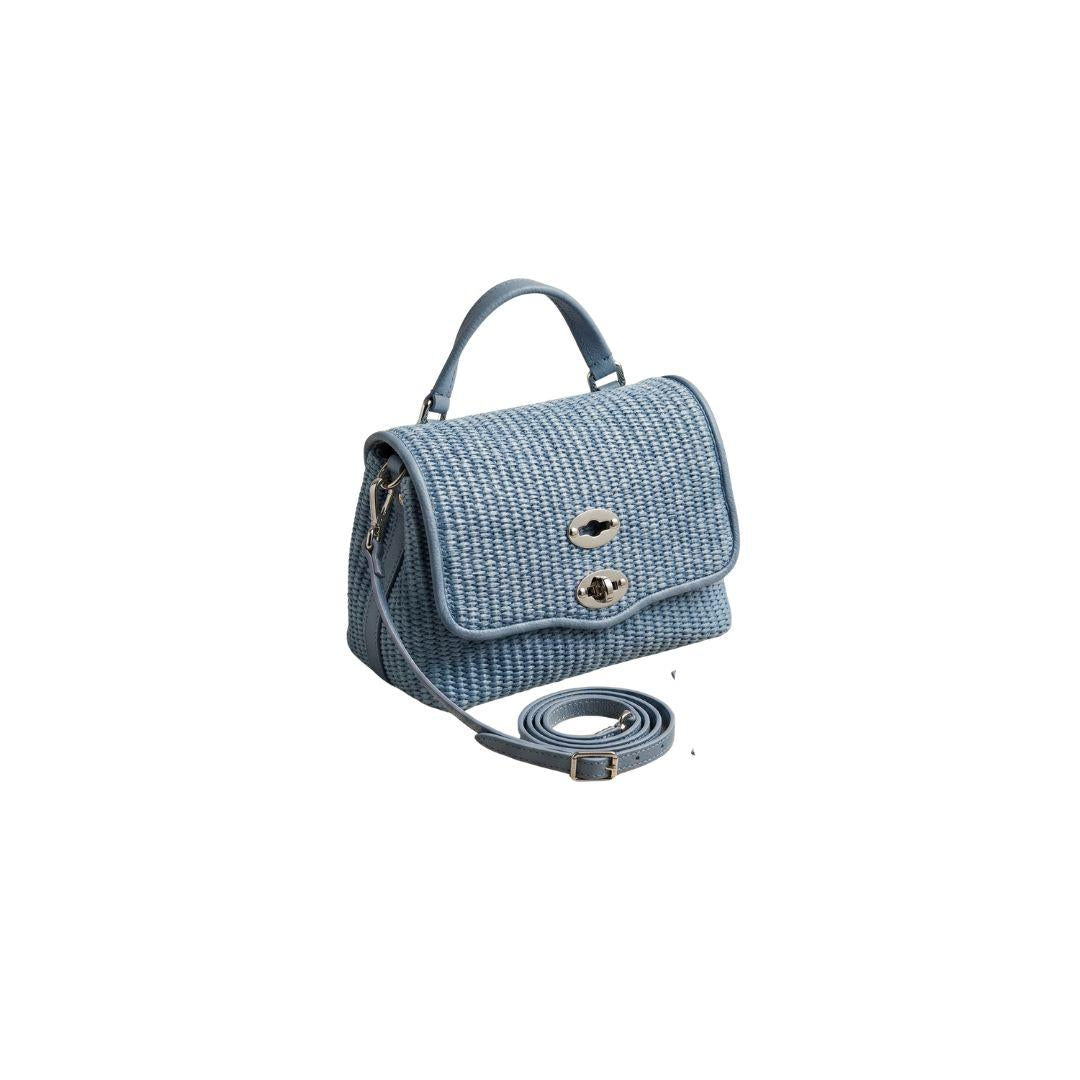 Borsa Postina baby vimini blue adriatico POSTINA BABY VIMINI BLUE ADRIATICO ZANELLATO