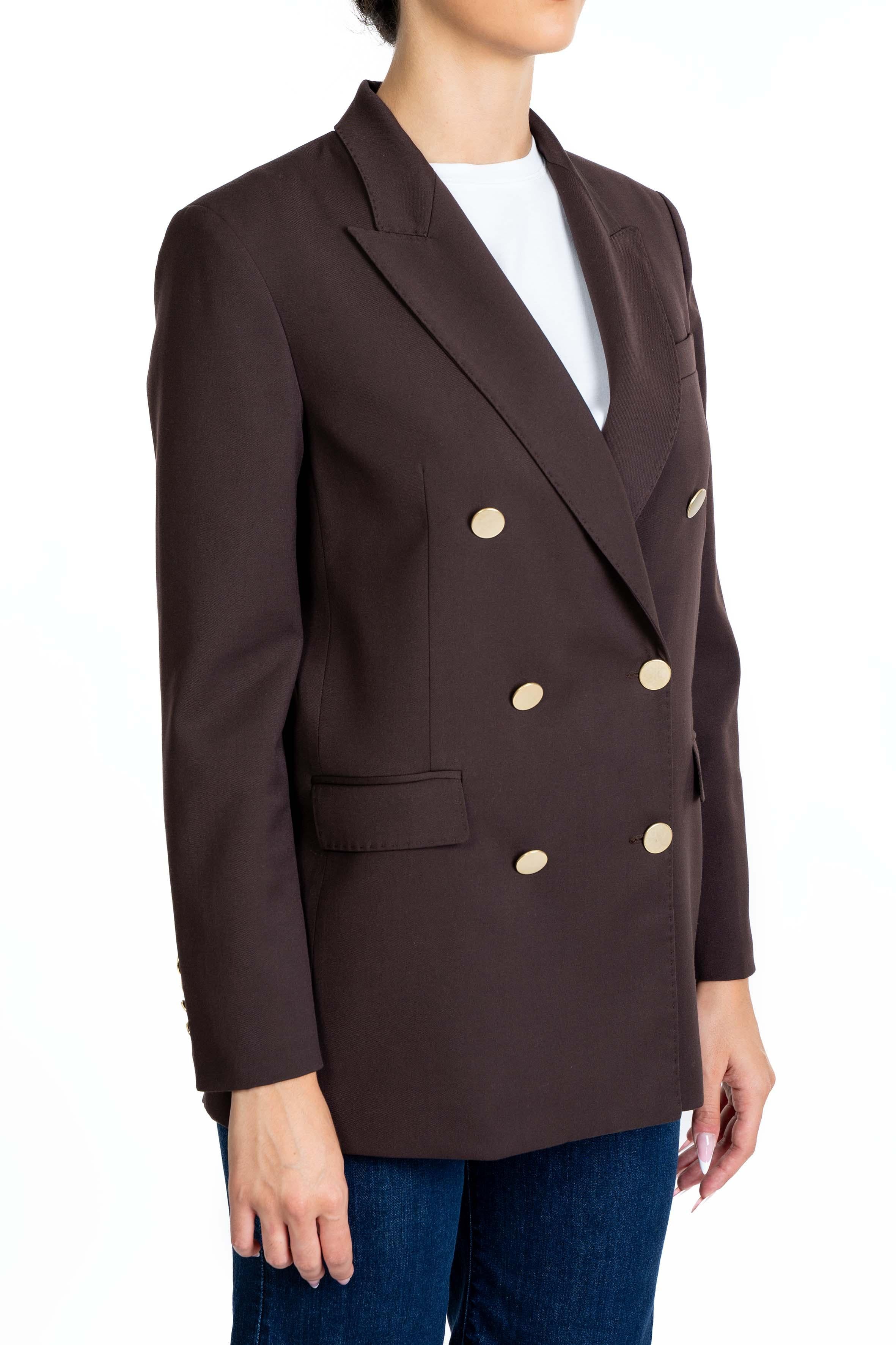 Giacca over bottoni oro 4731 4731 4338 MORO ALICE MILLER