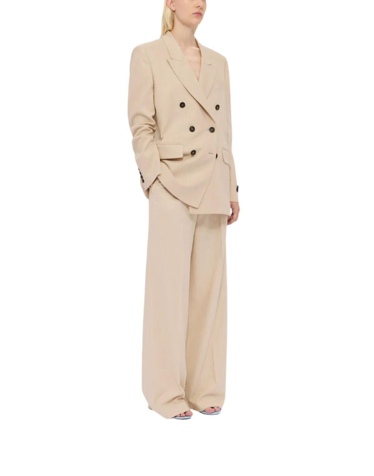 Giacca doppio petto beige MSGM 4041MDG13 BEIGE MSGM