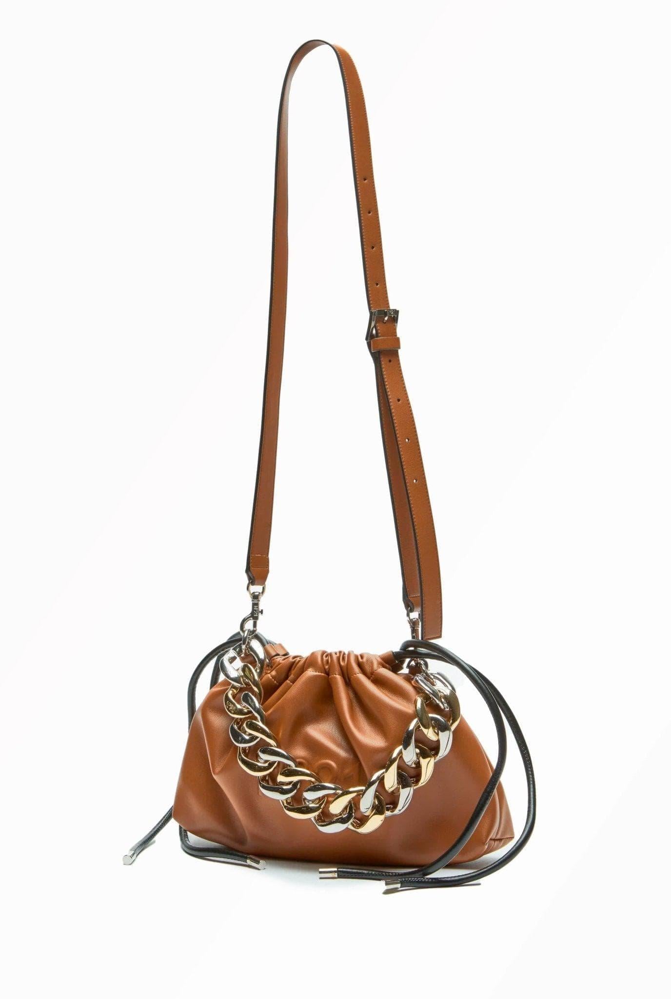 Borsa Eva piccola nocciola con catena EVA 901SA01 C N° 21