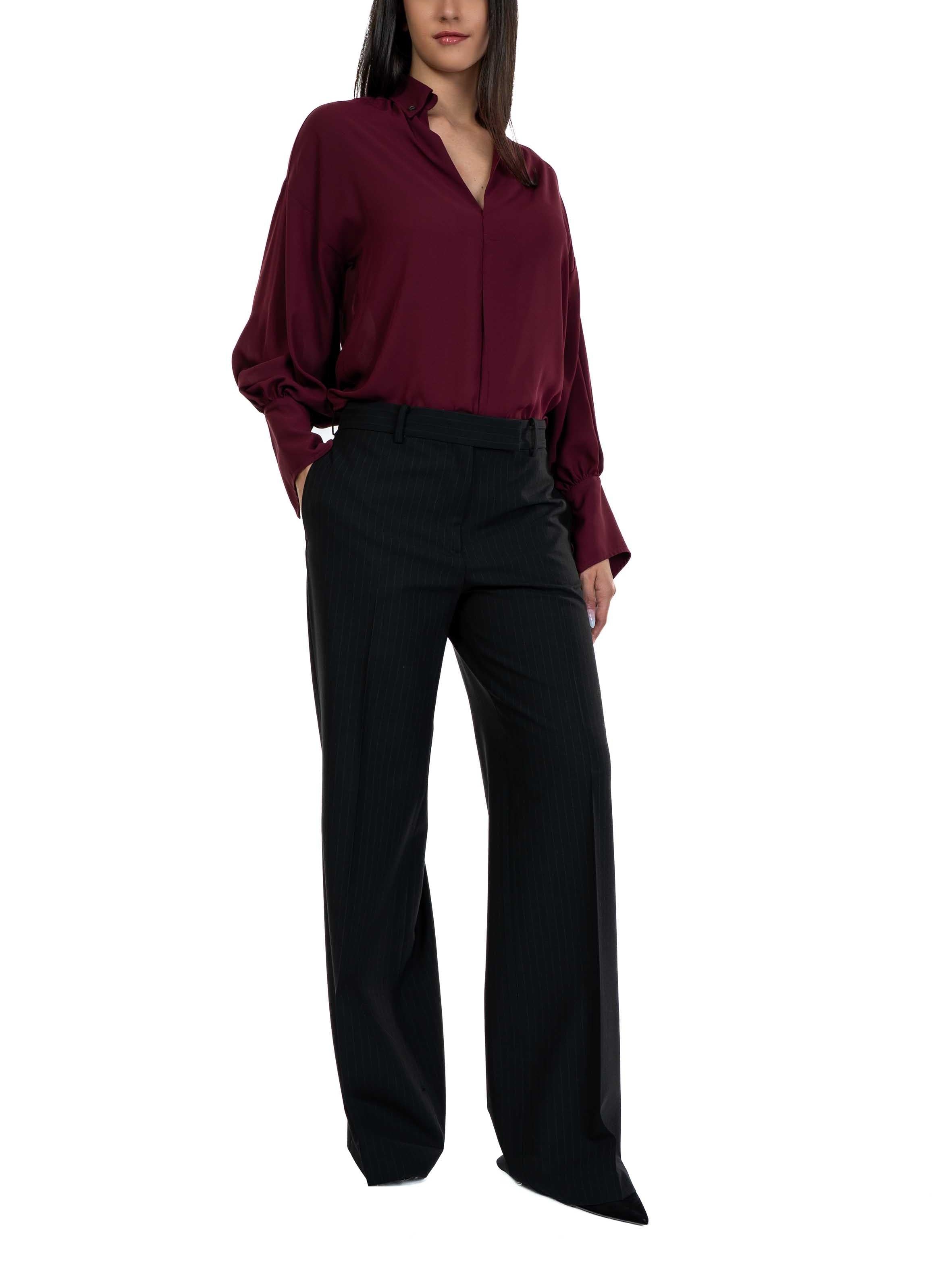 Blusa scollo a V bordò 4032 2859 BORDO ALICE MILLER
