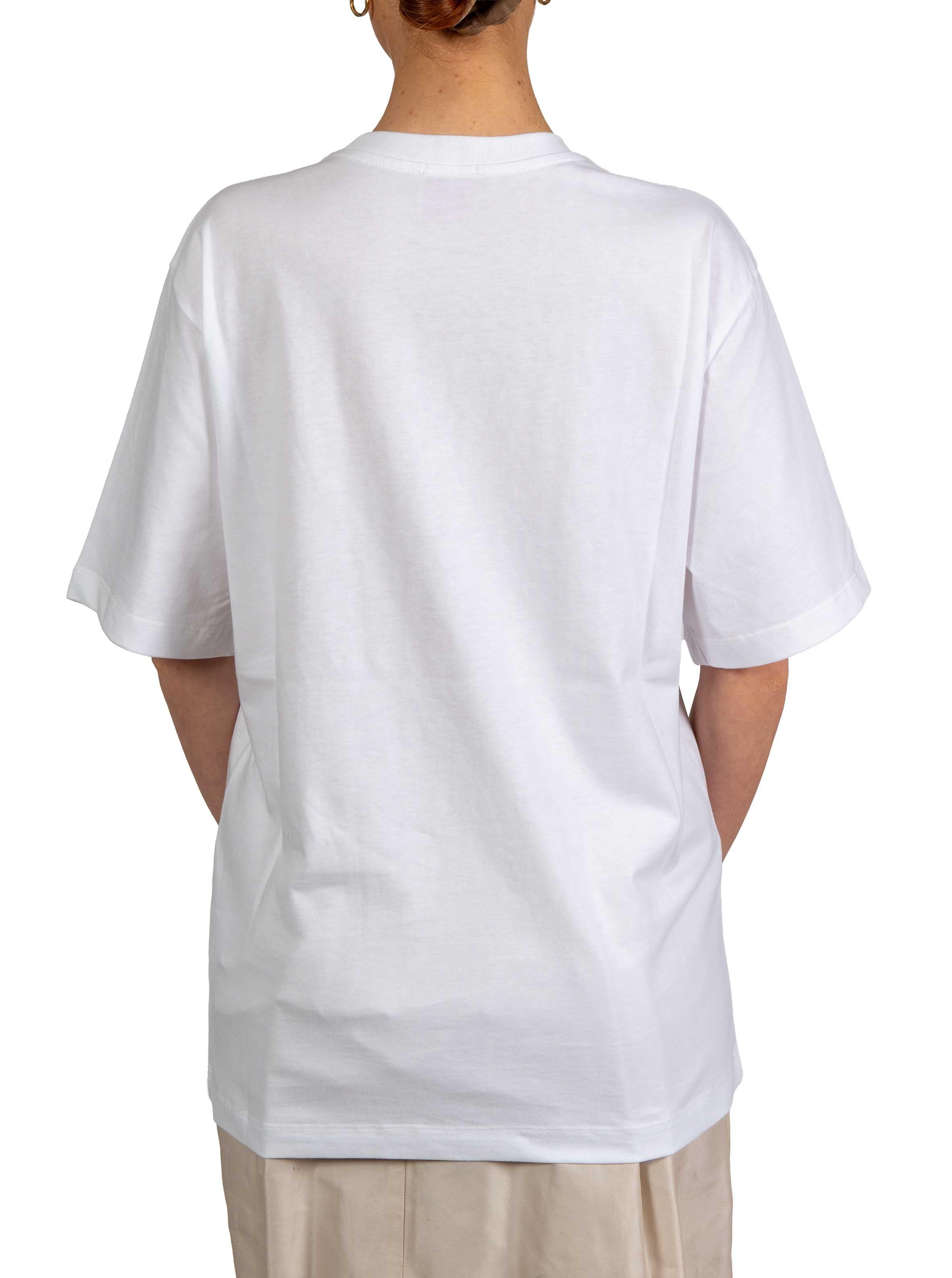 T-shirt stampa Stella Jean JT448 BIANCO STELLA JEAN