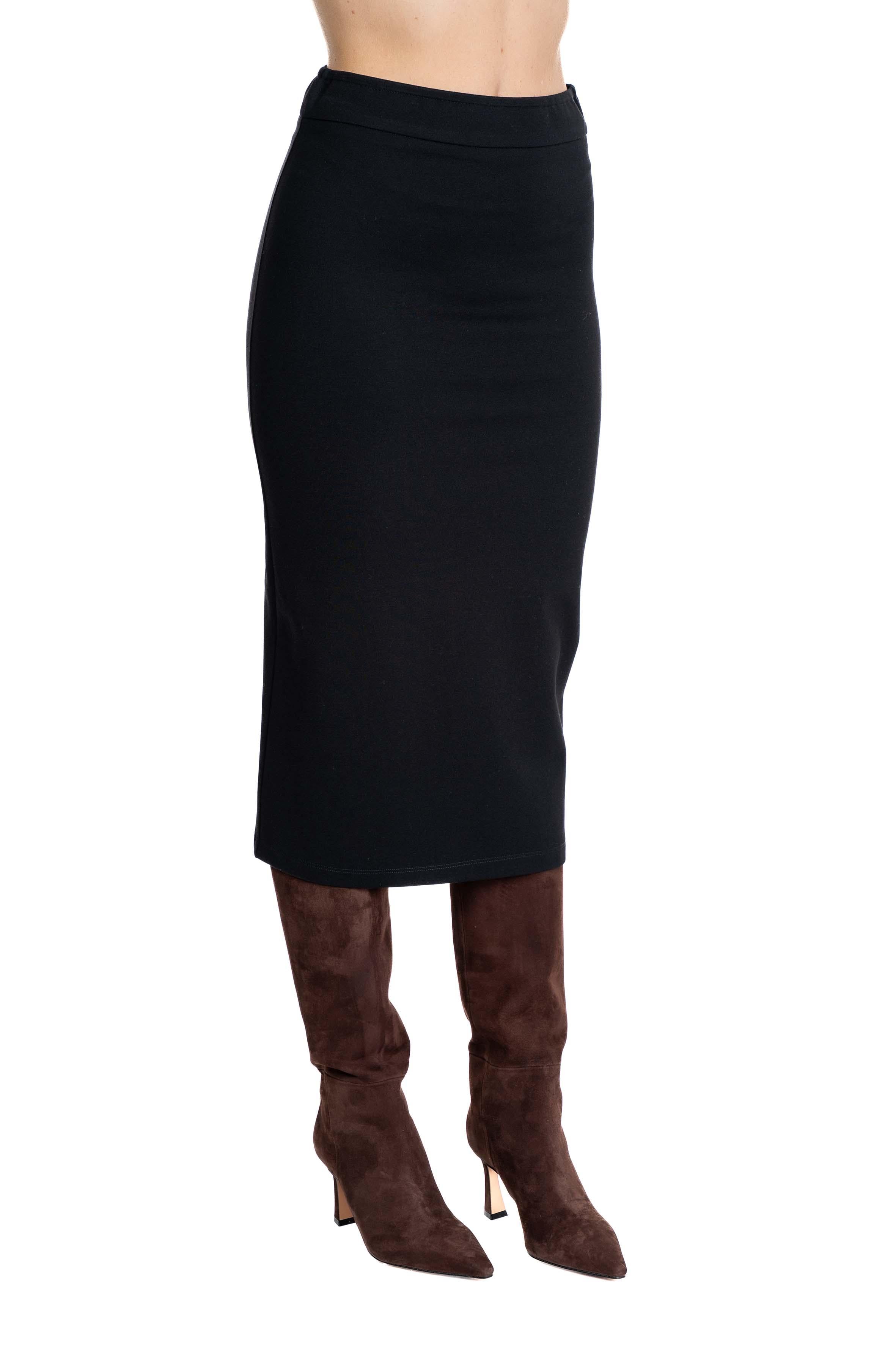 Gonna longuette nera 4788 2999 NERO ALICE MILLER