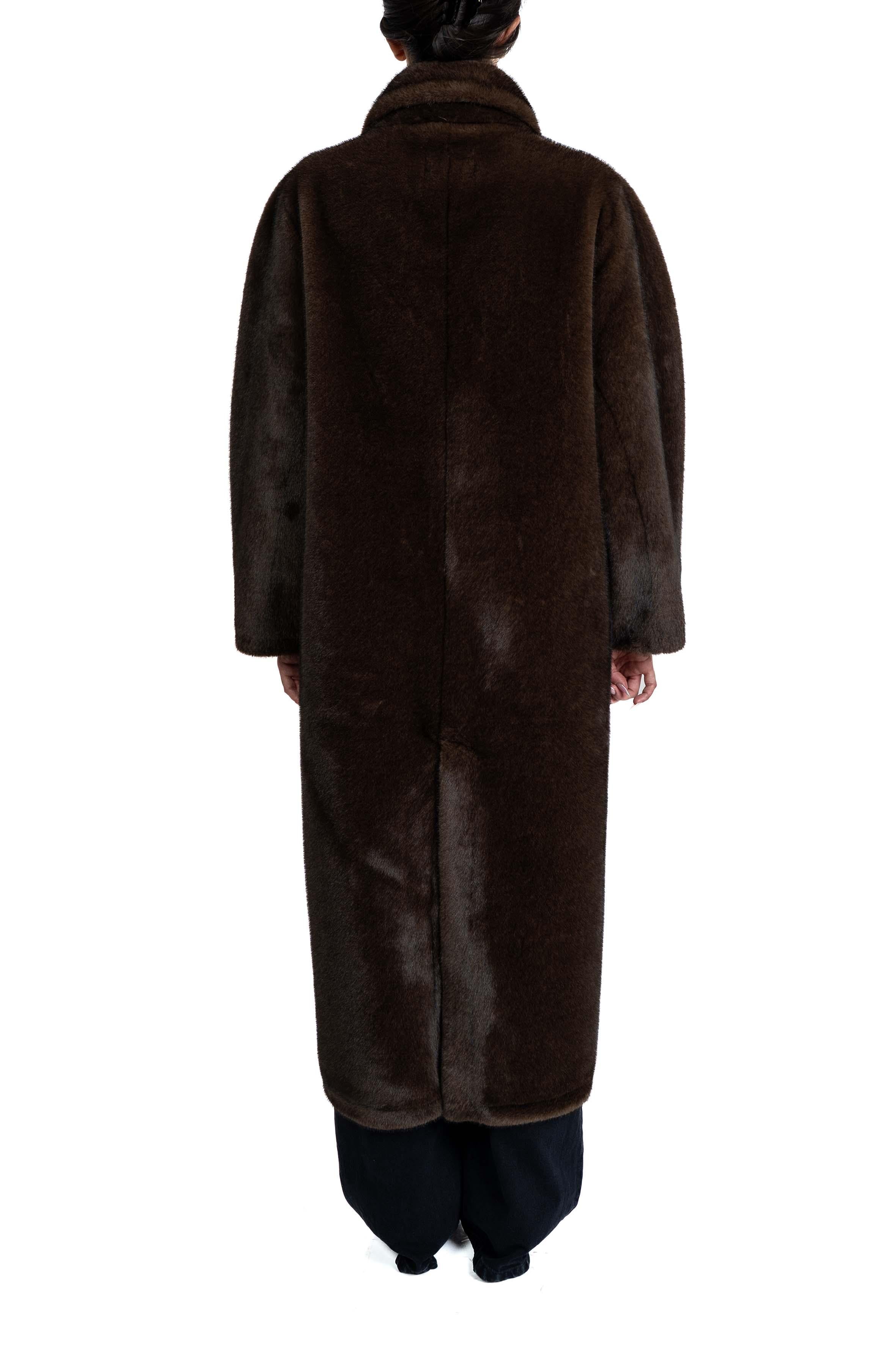 Cappotto eco pelliccia 9033 9033 COFFEE SWORD