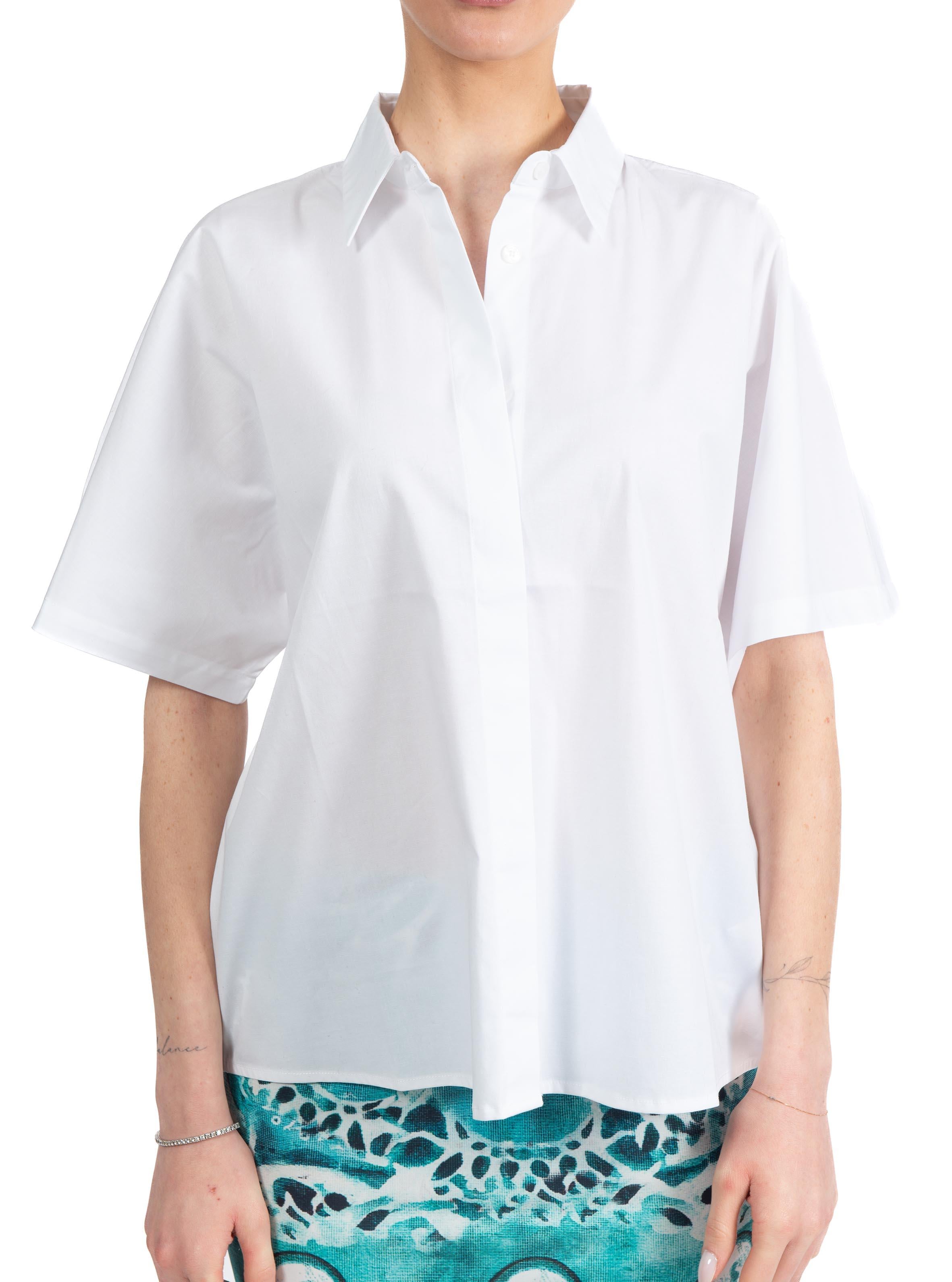 Camicia maniche corte Stella Jean J428 BIANCO STELLA JEAN