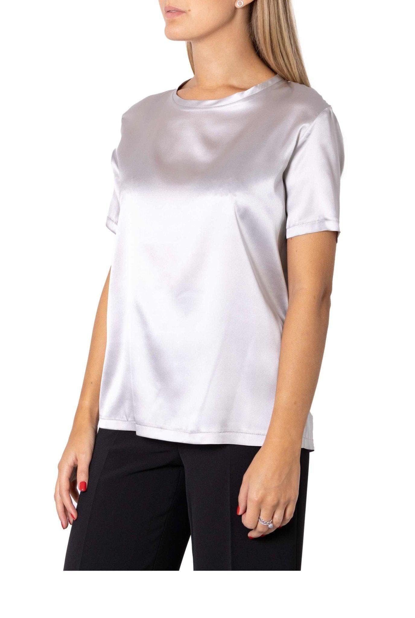 T-shirt misto seta argento 1885 2094 G ALICE MILLER