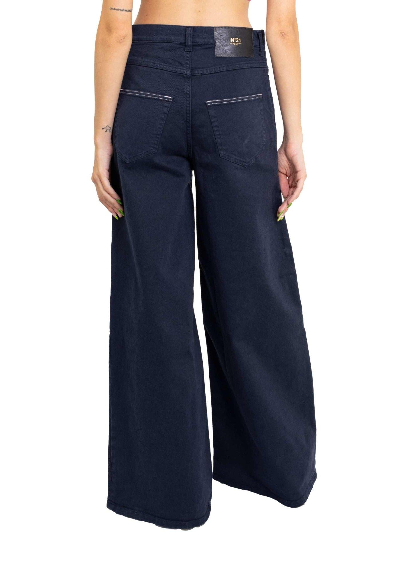 Jeans blu con gamba ampia 2211 0068 B N° 21