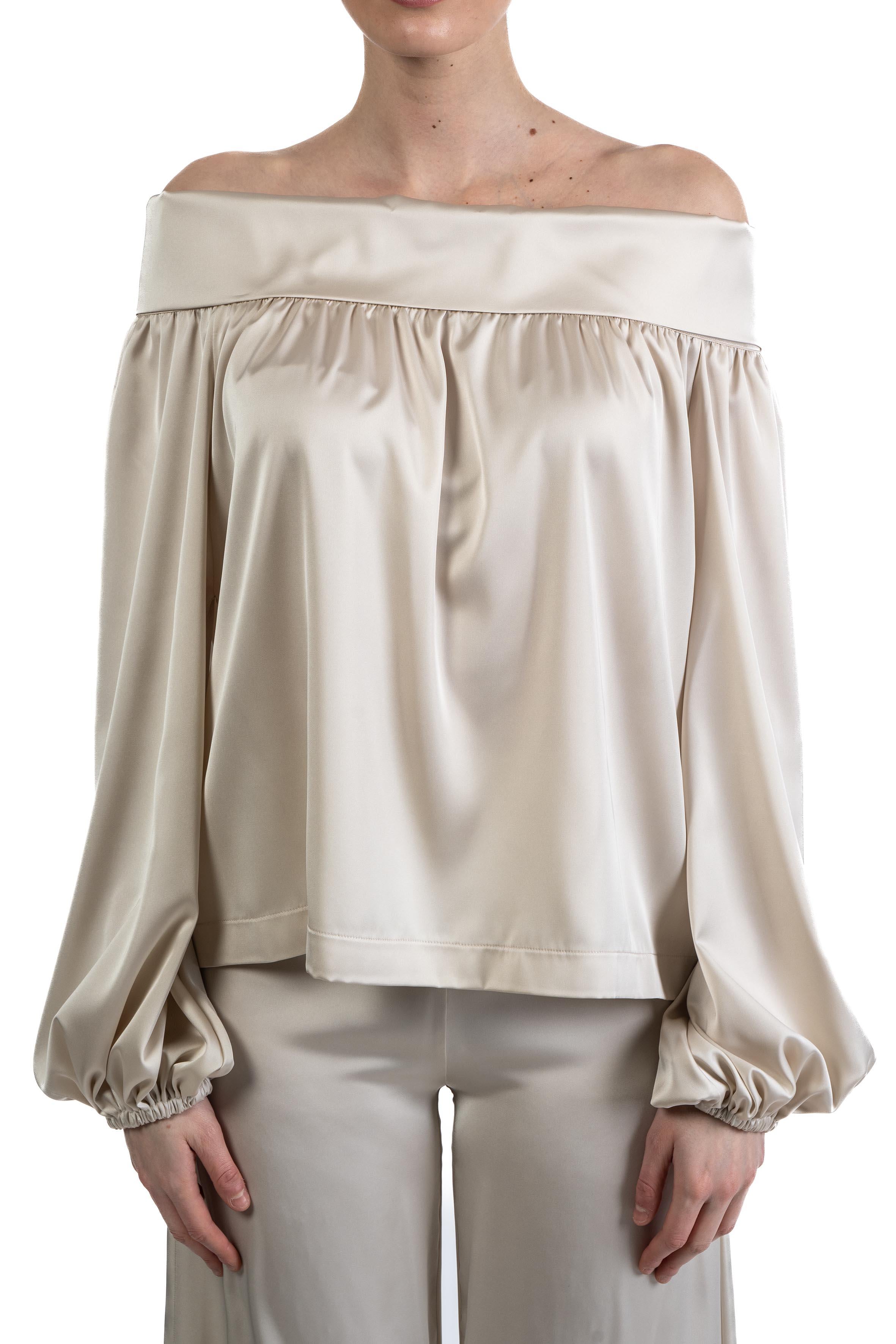 Blusa raso spalle scese 60670 MARMOÙ D.EXTERIOR
