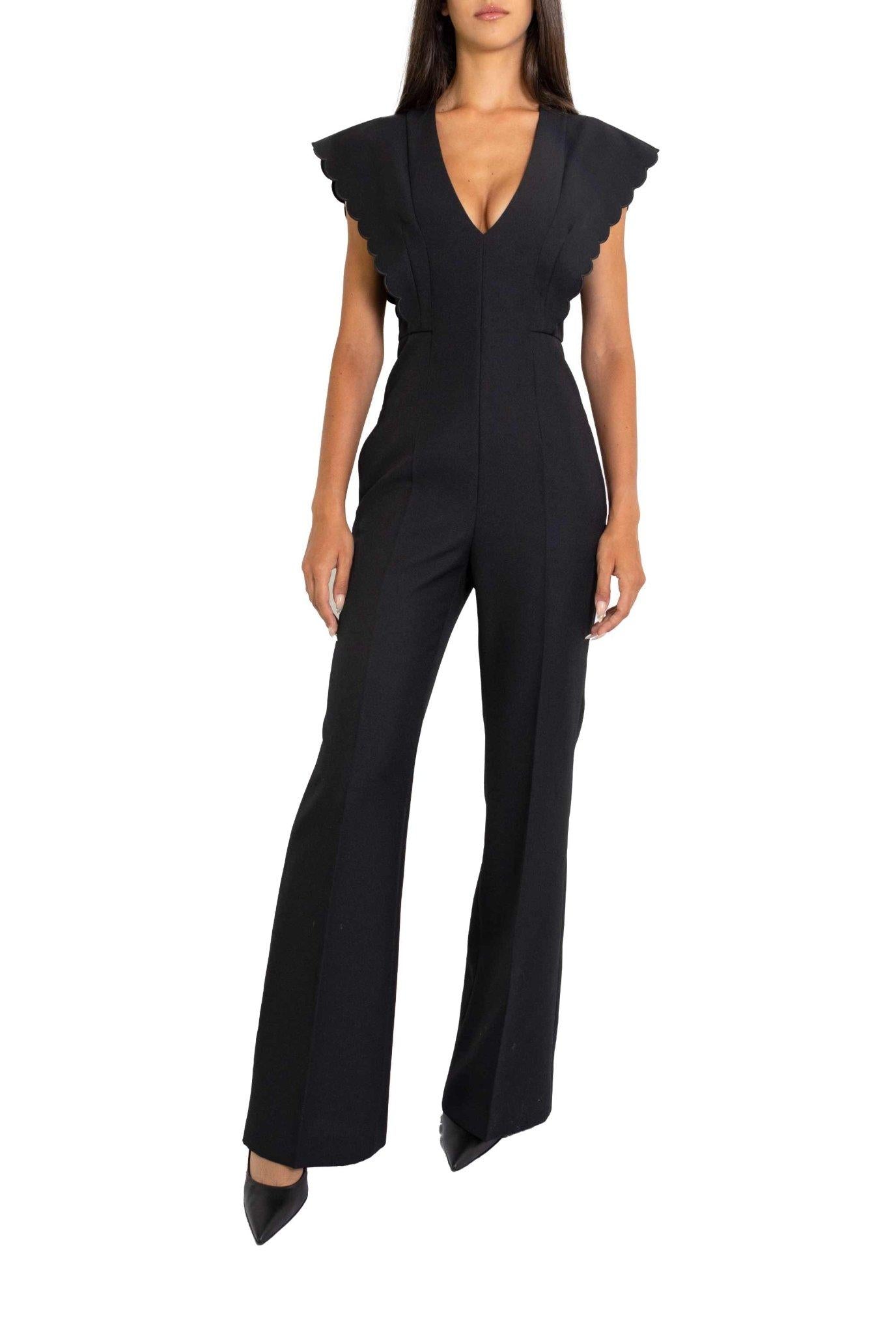 Tuta intera nera con scollo a V A0444 5727 N PHILOSOPHY