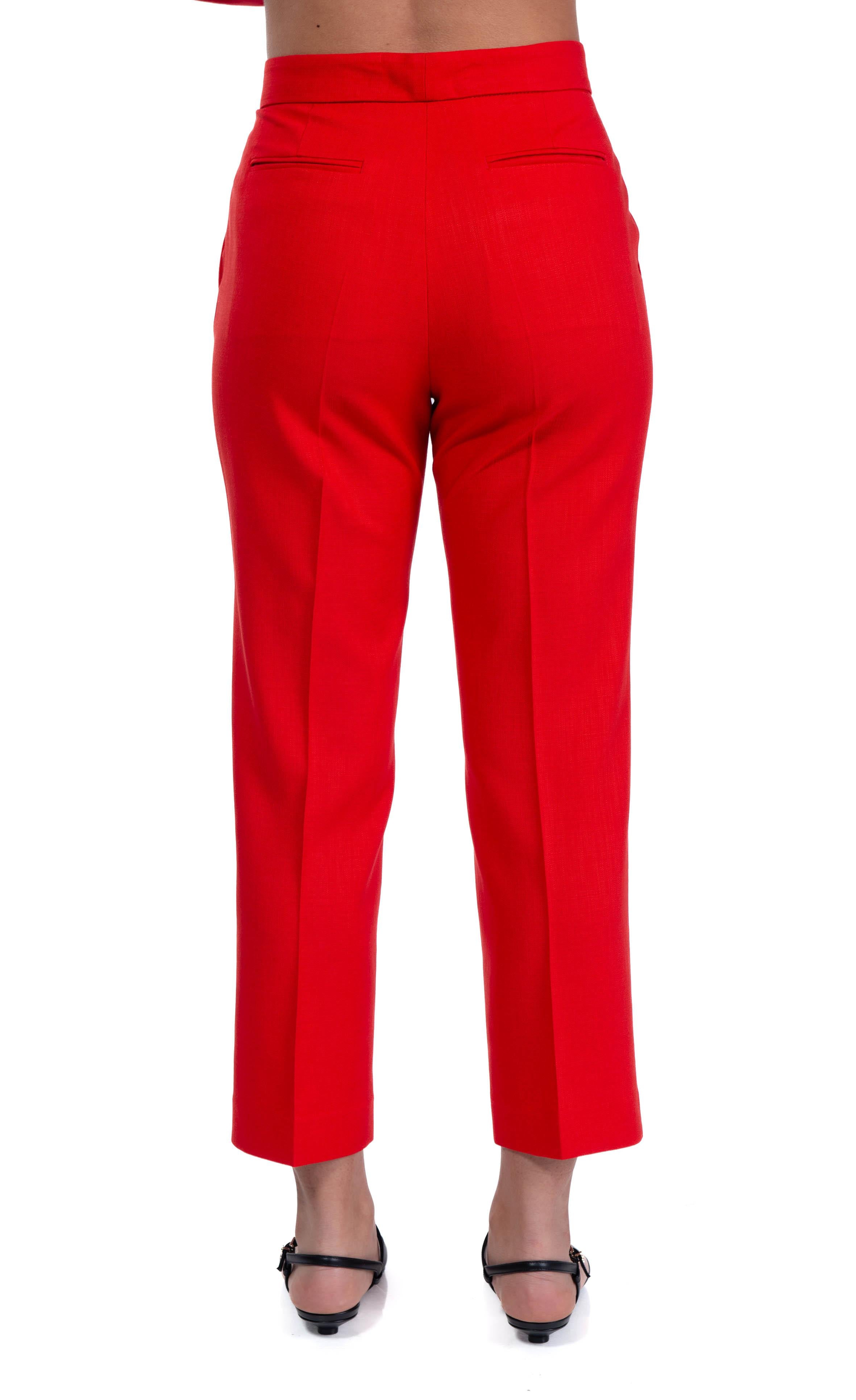 pantalone caviglia 3841MDP17 25716 18 RED MSGM
