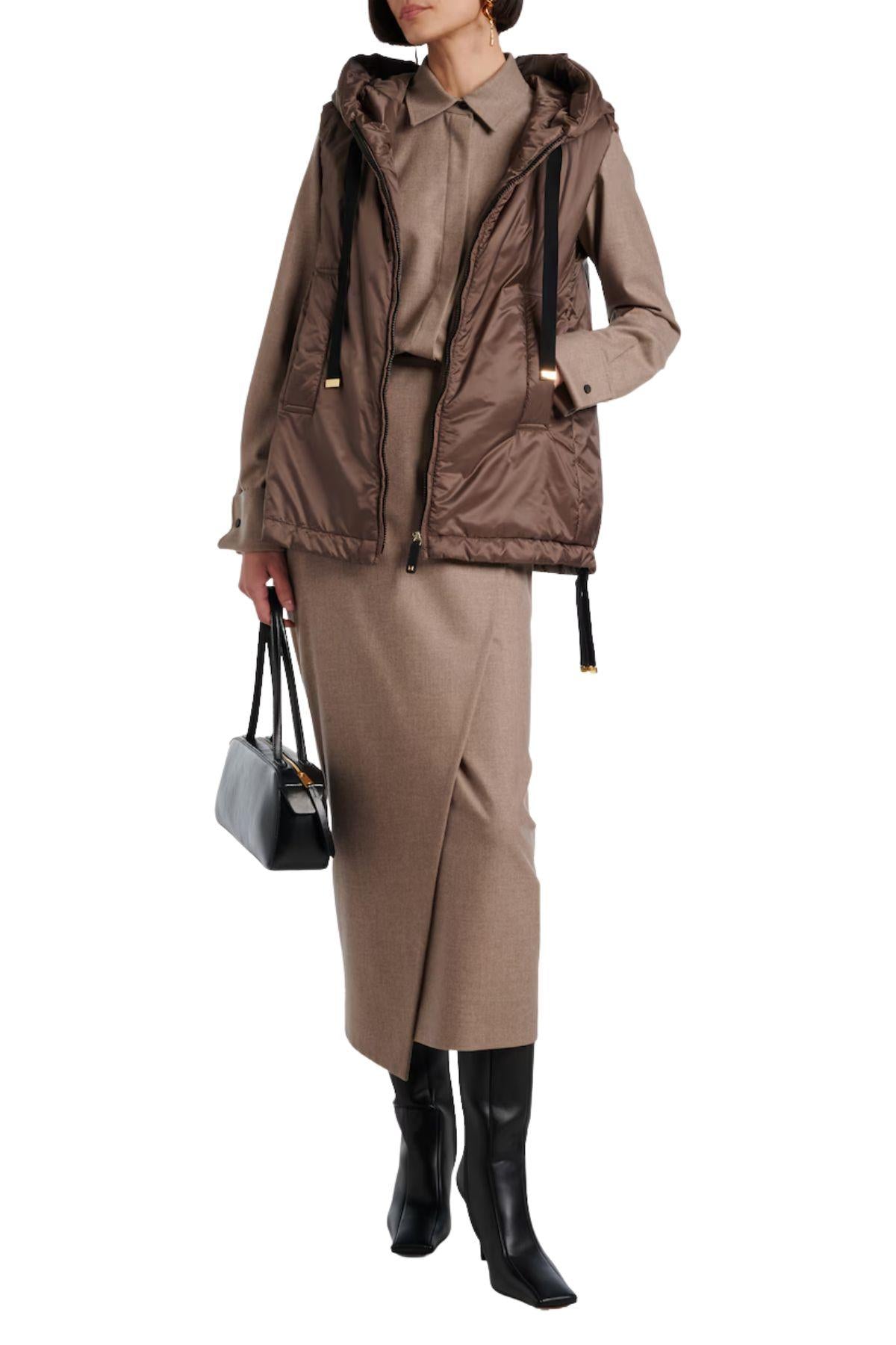 Gilet greengo marrone GREENGO 049 MAX MARA THE CUBE