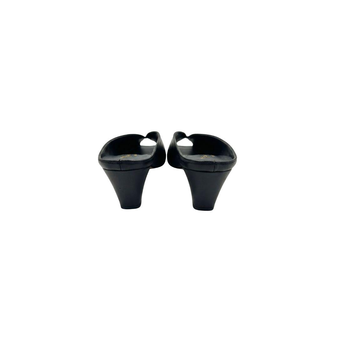 Sabot spuntato 866 nero 866 NERO BIANCA DI