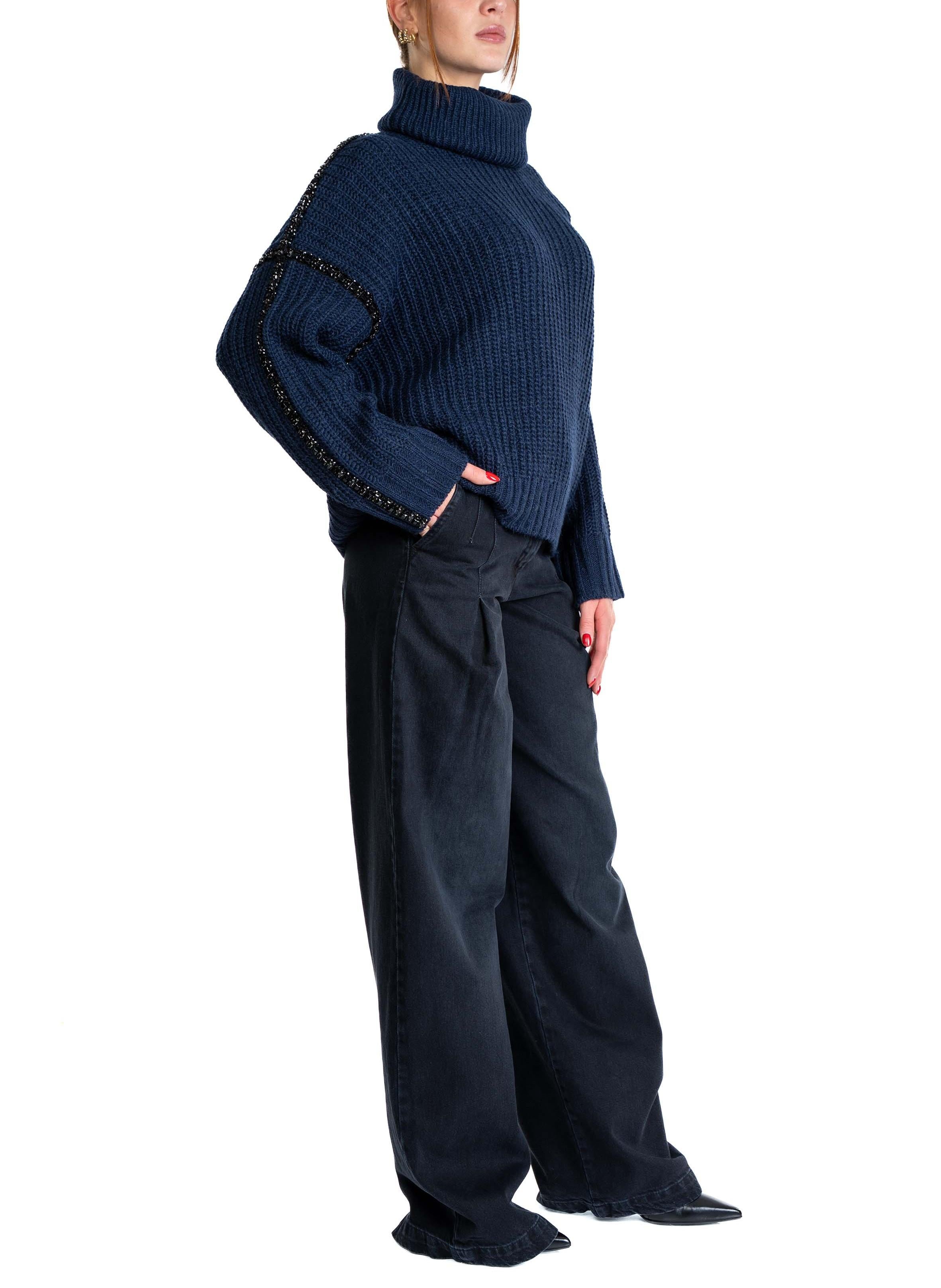 Maglione Indsay blu INDSAY BLACK ESSENTIEL ANTWERP