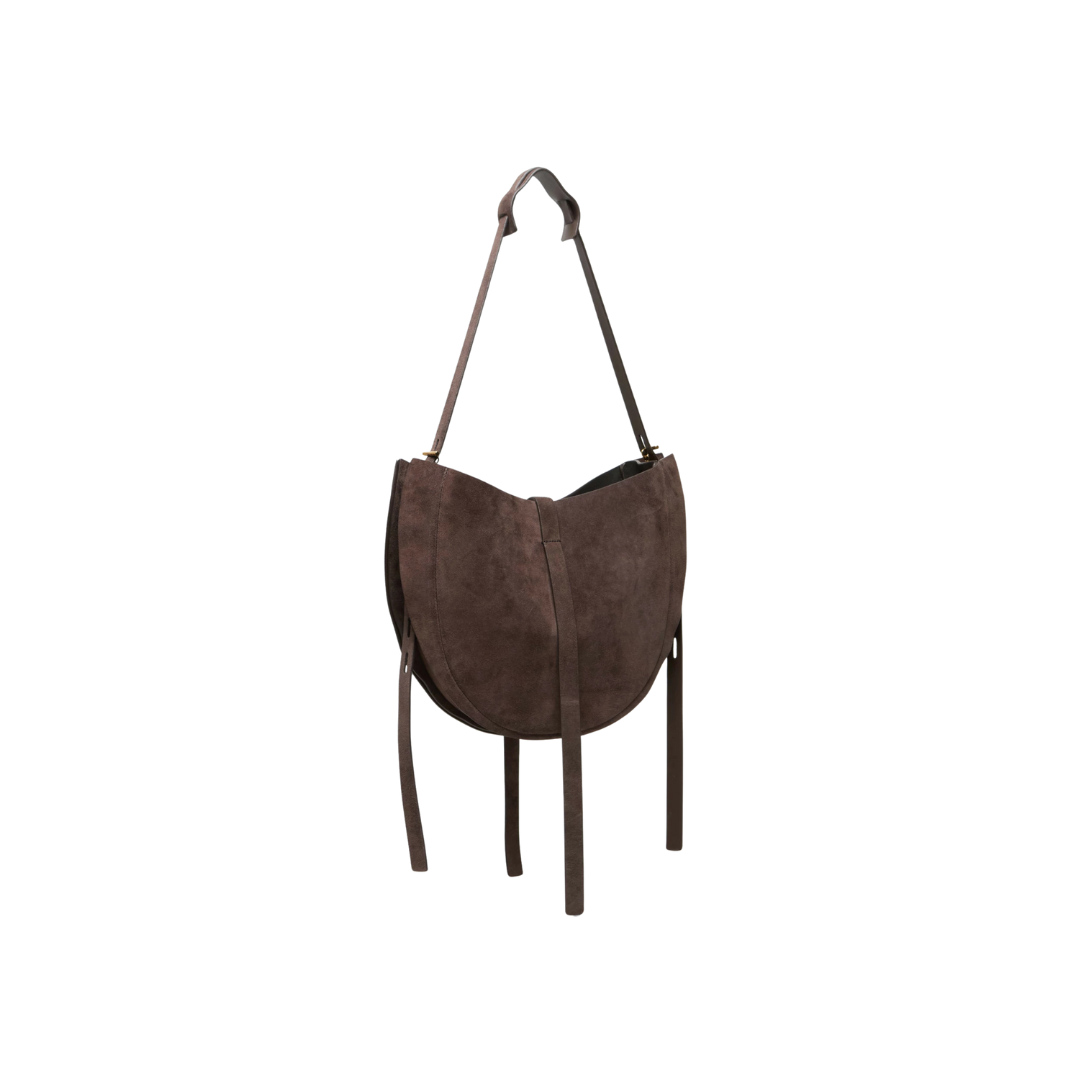 Borsa Liz in suede LIZ PROMISE BROWN MINO BOSSI