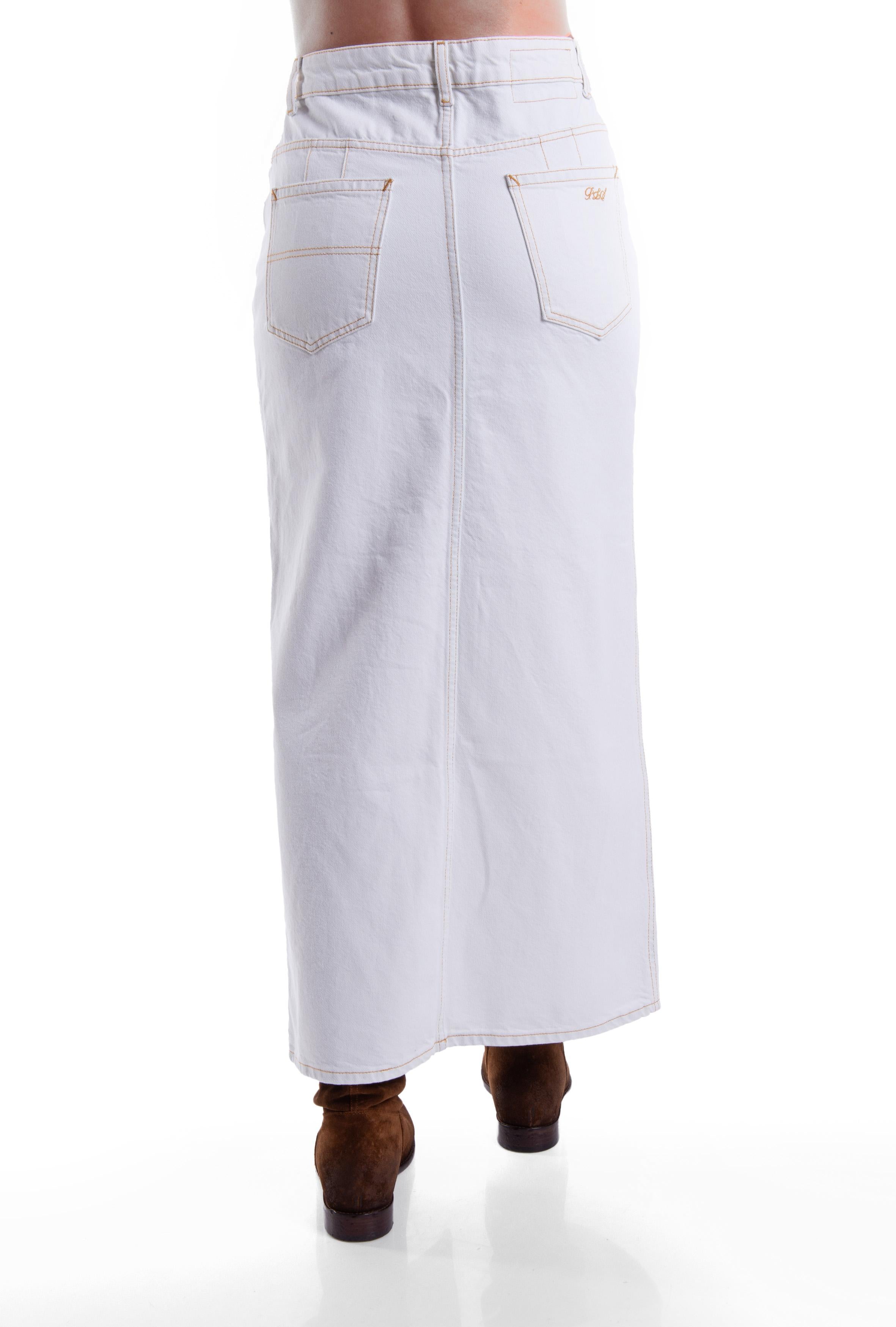 Gonna jeans bianco 0112 J PHILOSOPHY