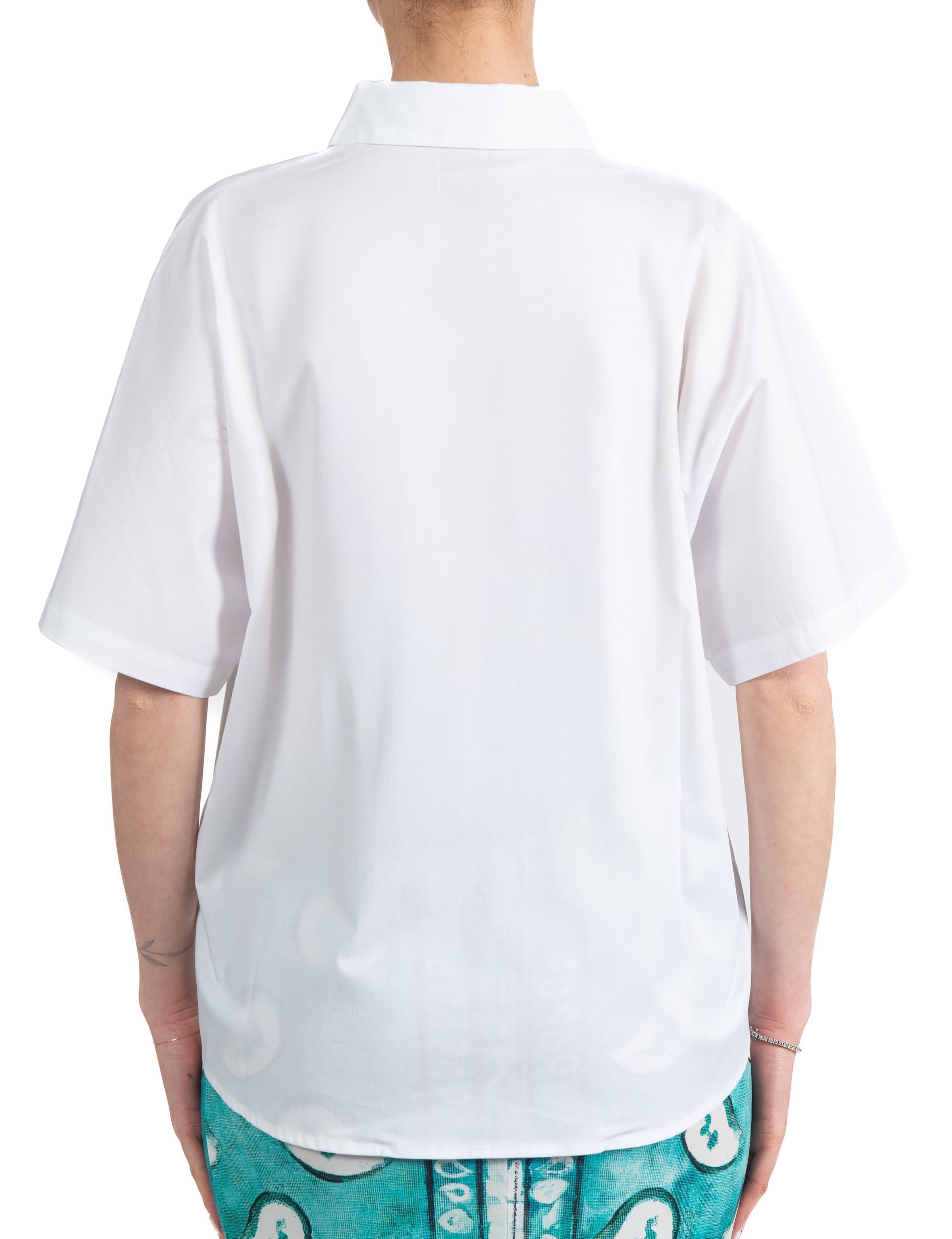 Camicia maniche corte Stella Jean J428 BIANCO STELLA JEAN