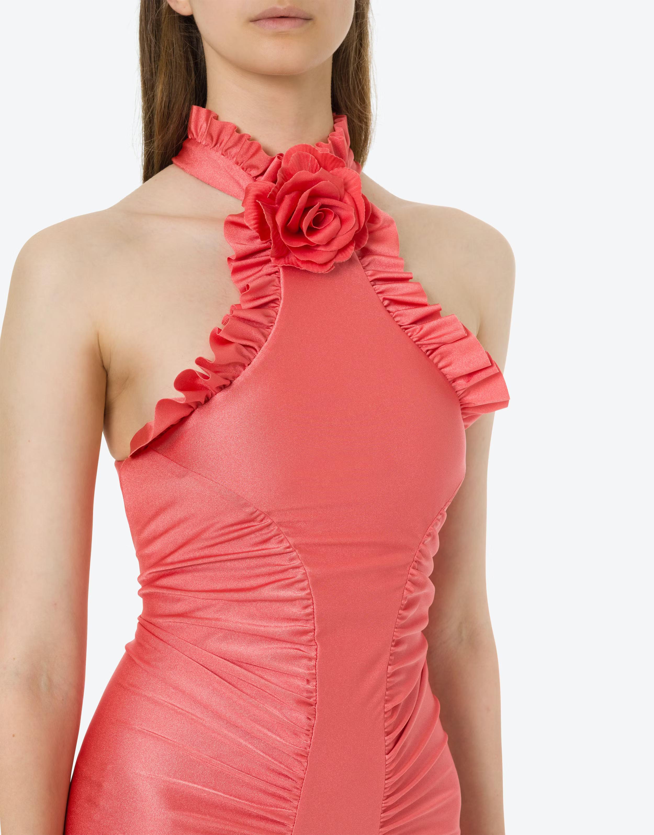 Abito in lycra con spilla bijoux 0433 C PHILOSOPHY
