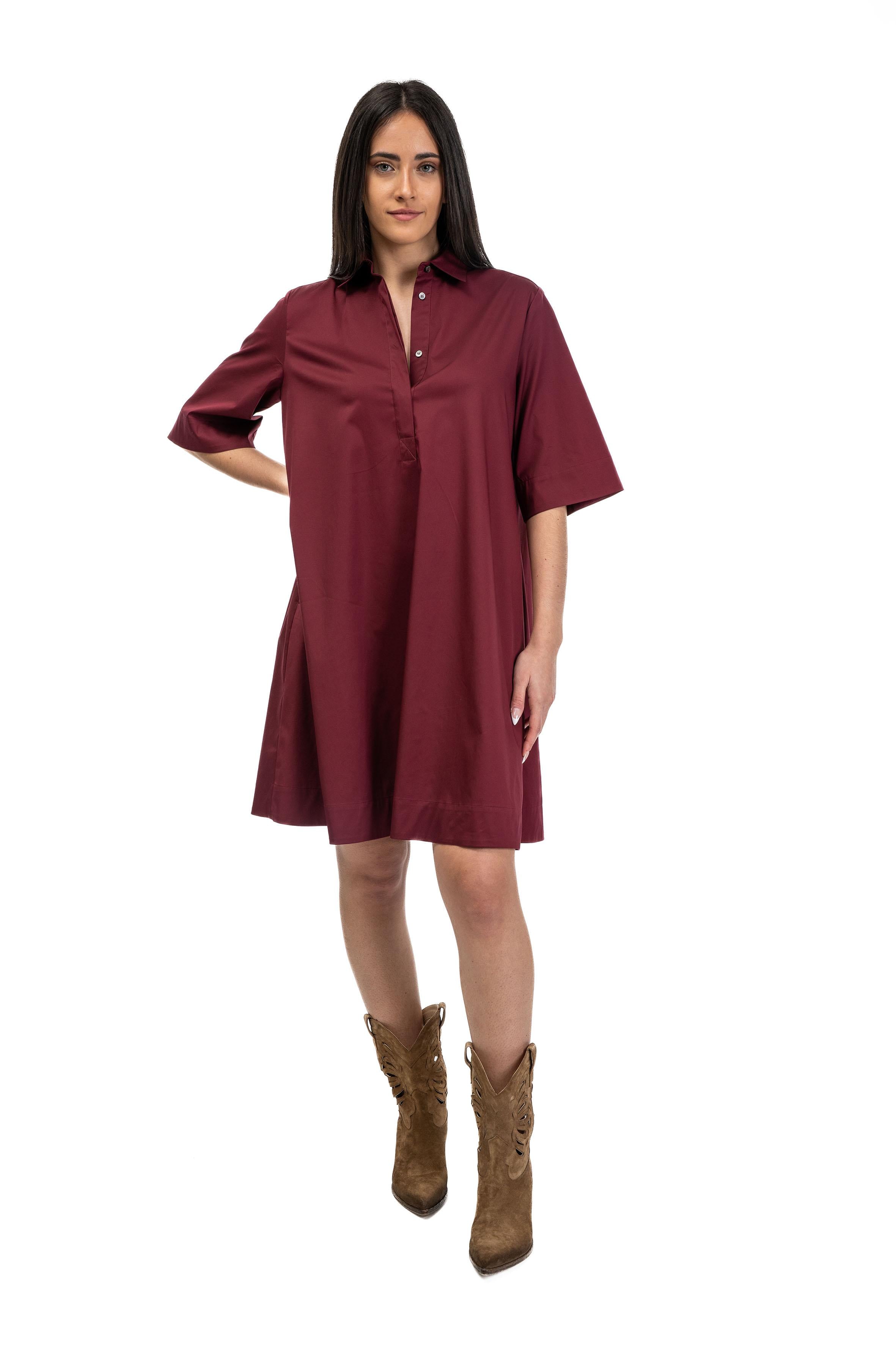 Abito midi in cotone amarena 4007 4674 A ALICE MILLER