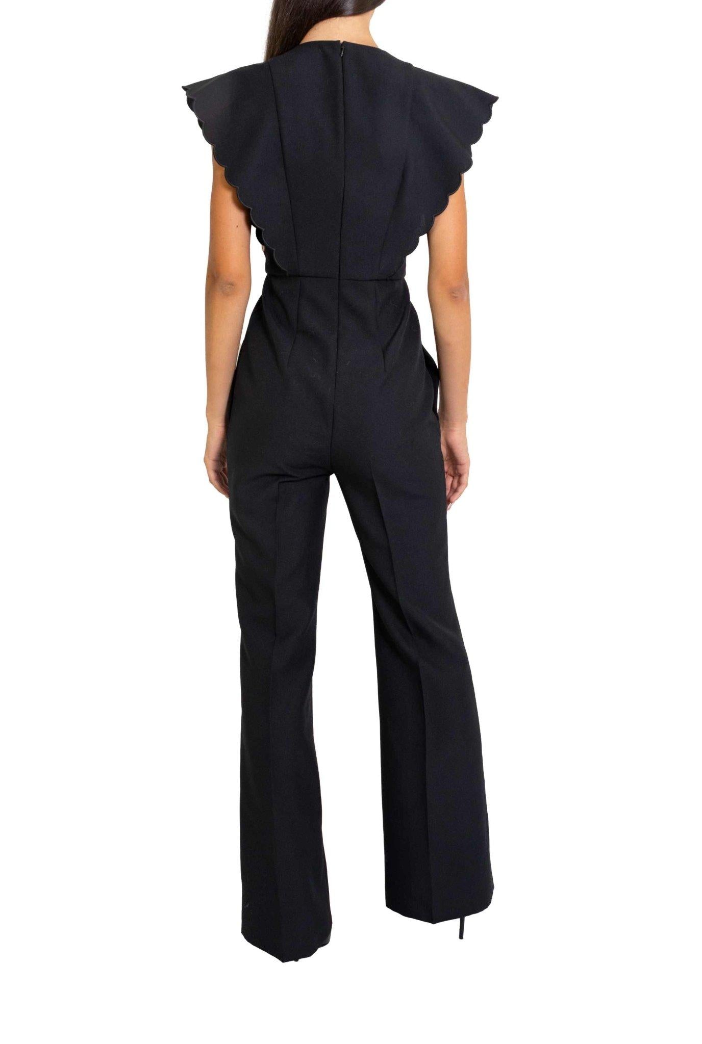 Tuta intera nera con scollo a V A0444 5727 N PHILOSOPHY