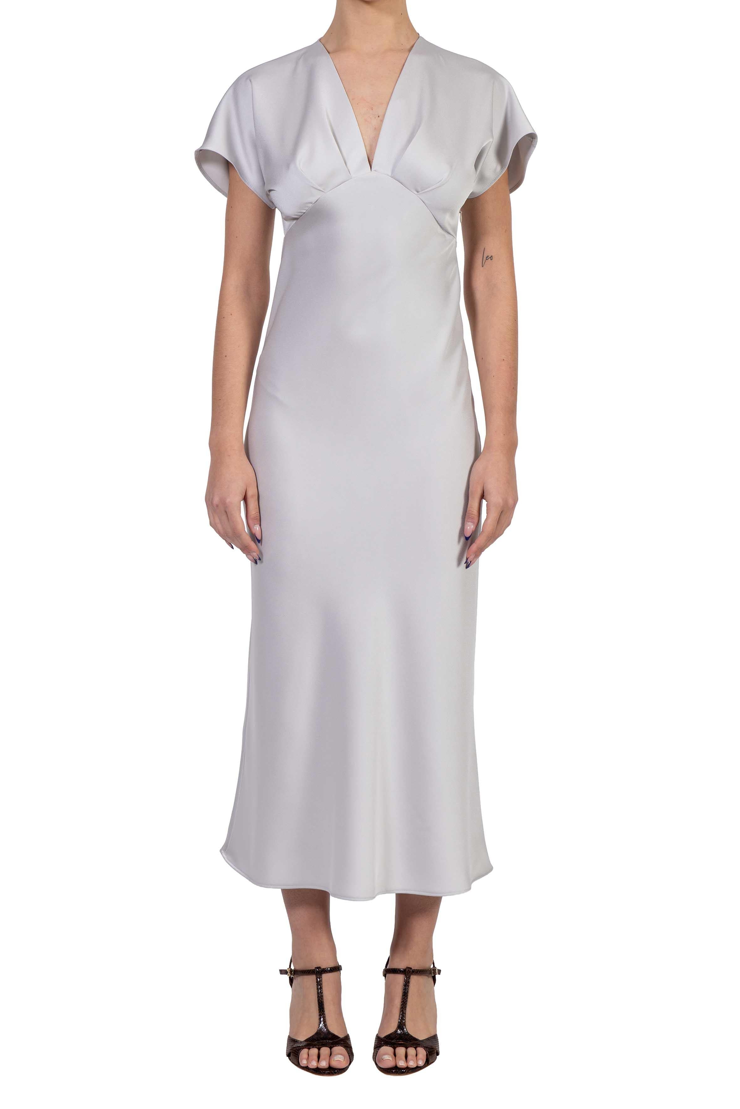 Abito lungo grigio perla 4785 4203 ICE ALICE MILLER