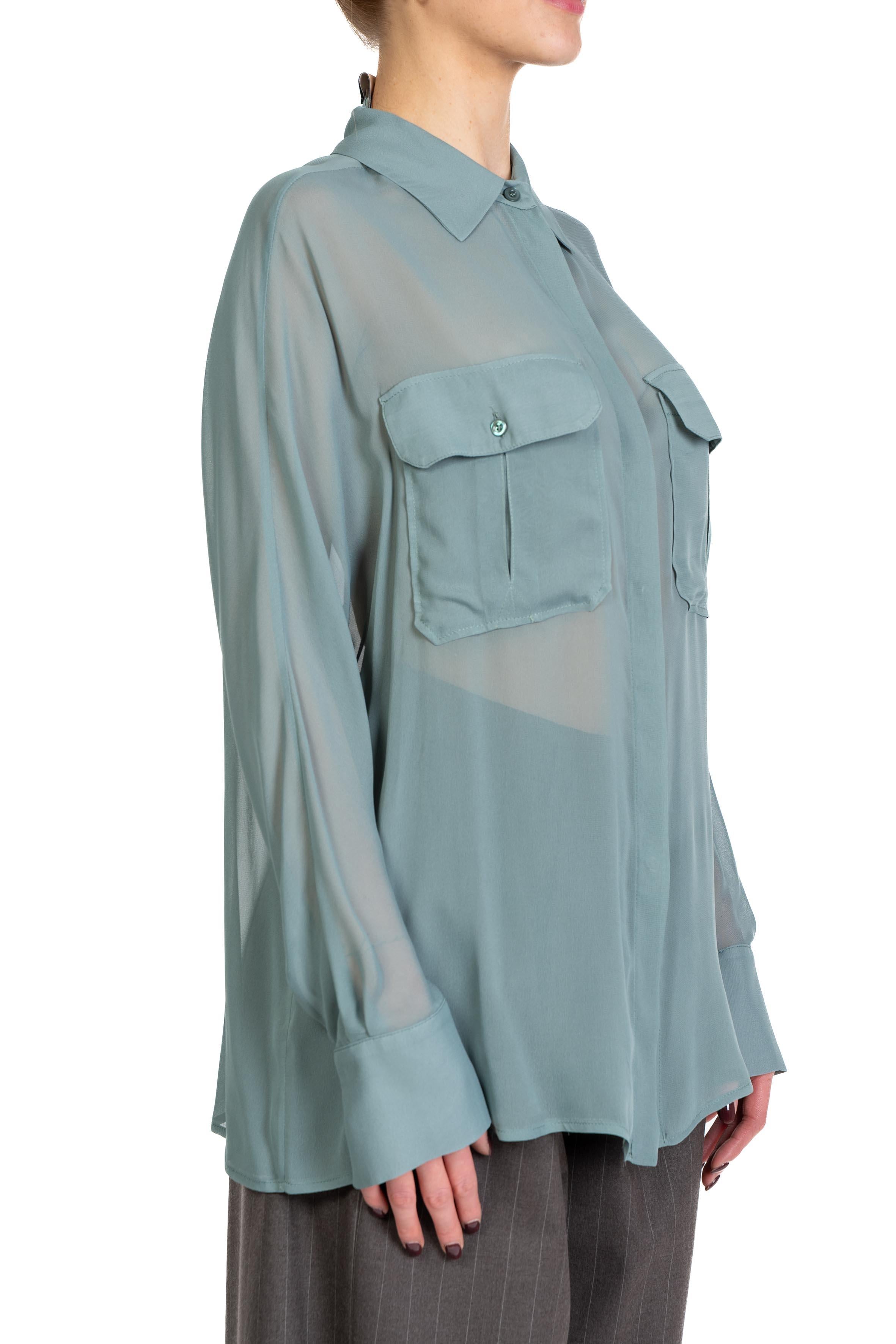 Camicia Tiffany celeste TIFFANY S5WU06 RUGIADA SEMICOUTURE