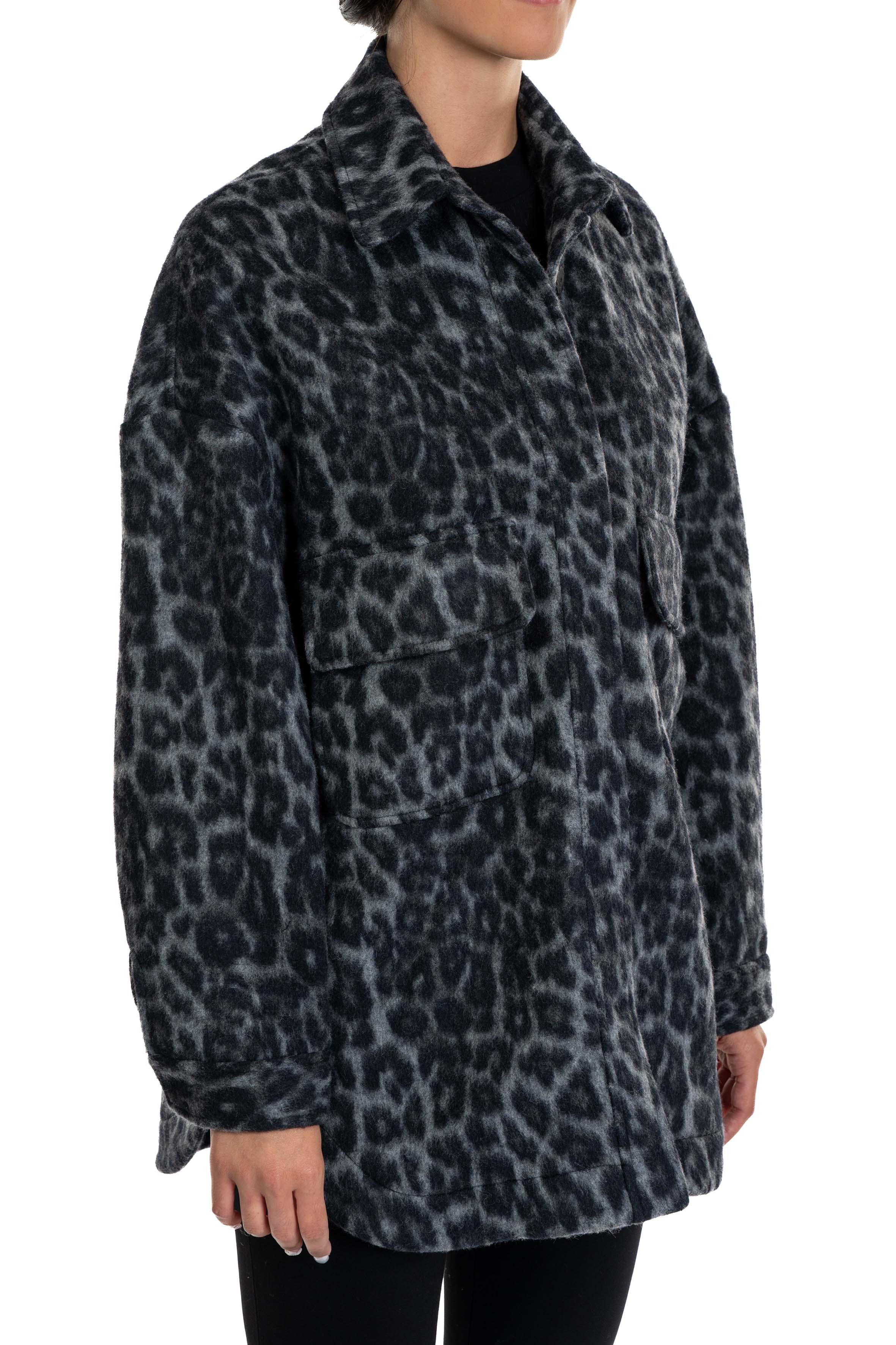 Spotted Jacket 30104 BLACK/GREY FEDERICA TOSI