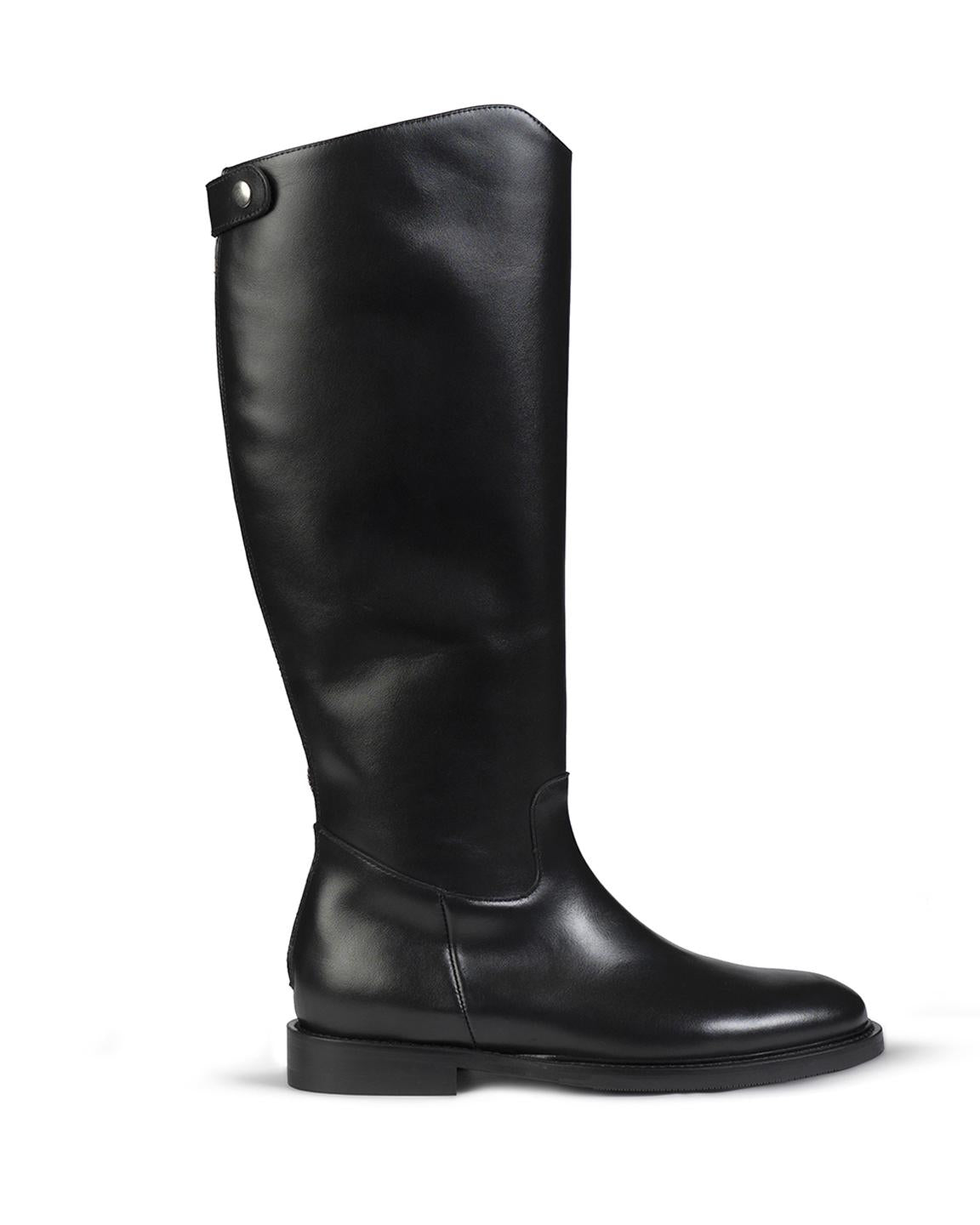 Stivale Cavallerizzanero con zip 9971 9971 BLACK ANNA F