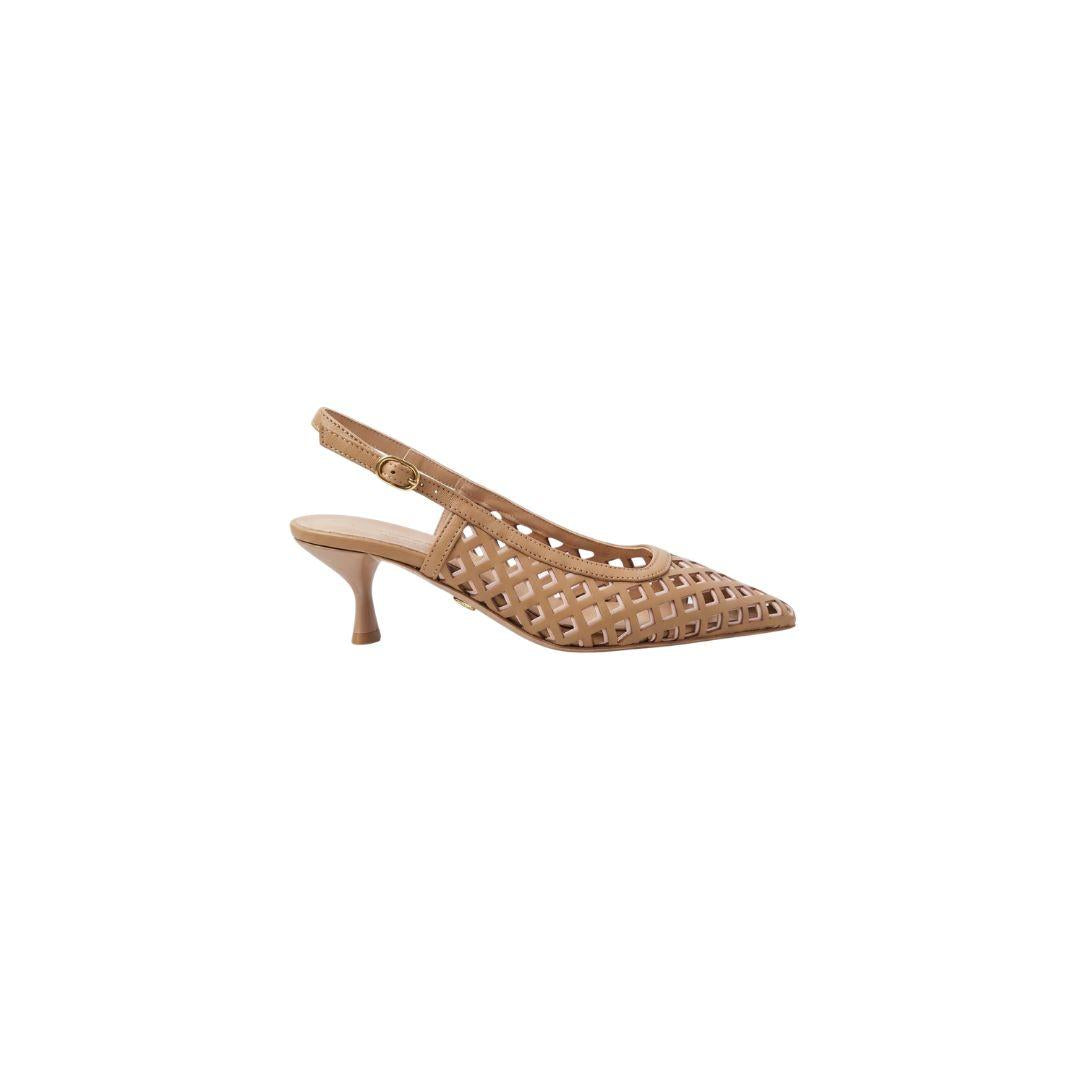 Slingback camel 1664 1664 CAMEL BIANCA DI