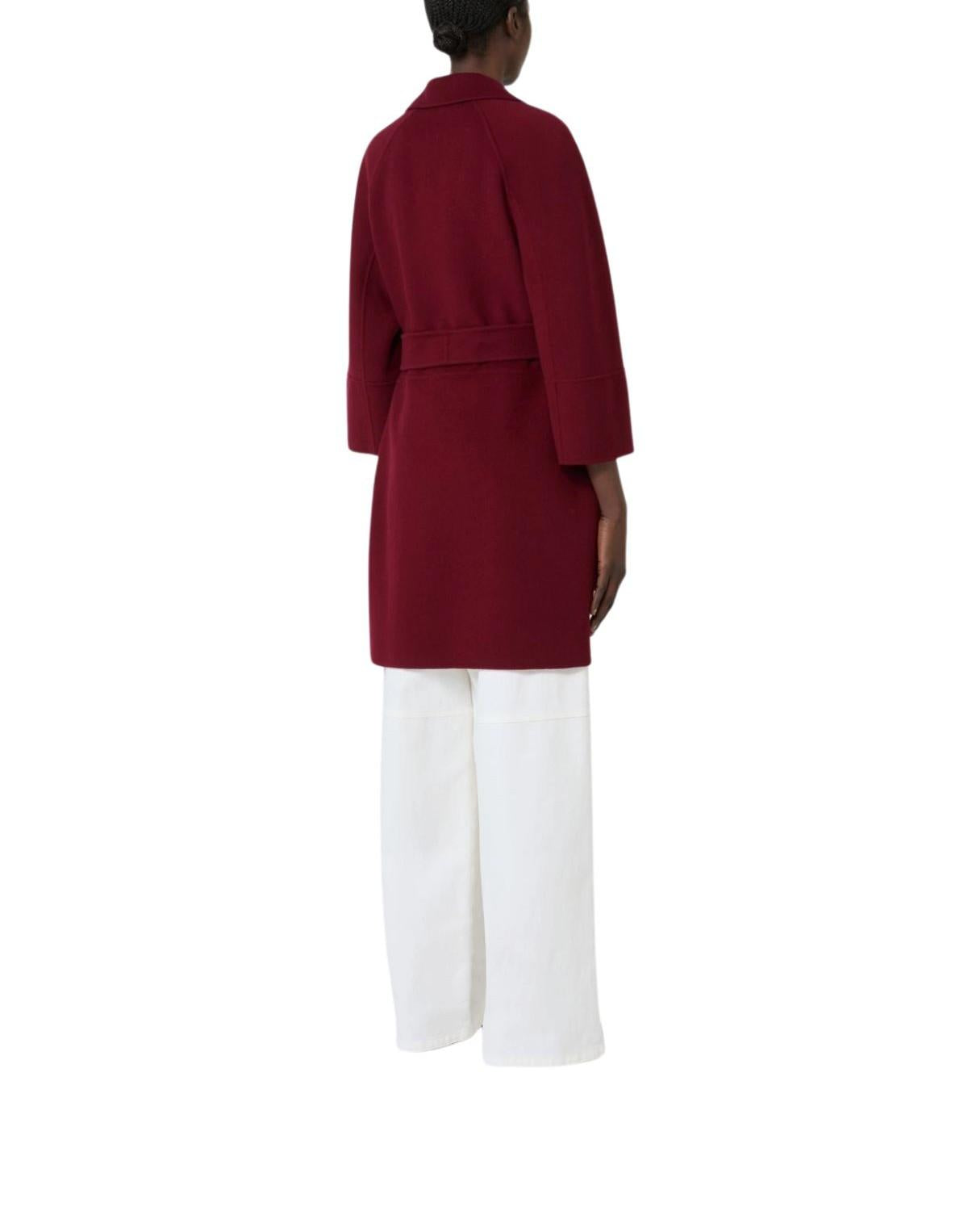 Cappotto corto bordeau Arona ARONA 002 BORDO MAX MARA