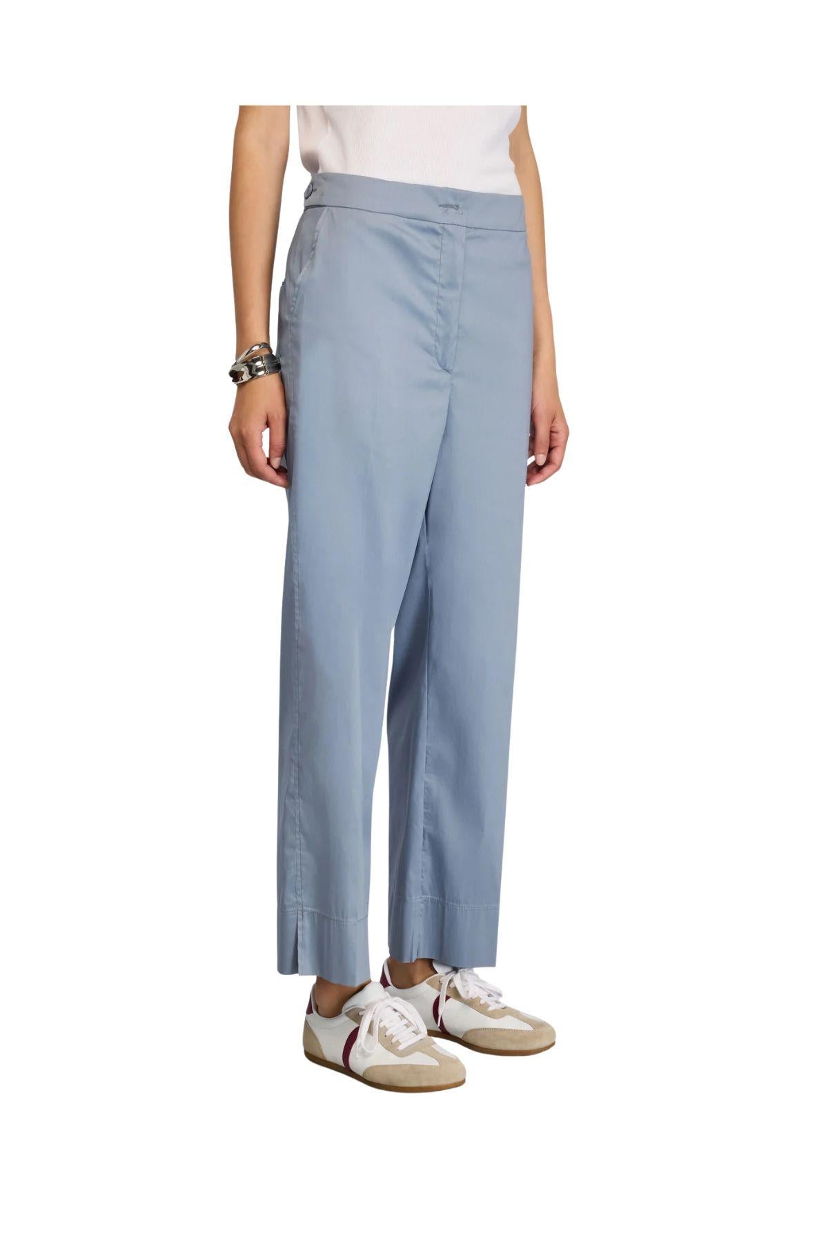 Pantalone Ludmilla celeste LUDMILLA S6SK40 PUCKET SEMICOUTURE