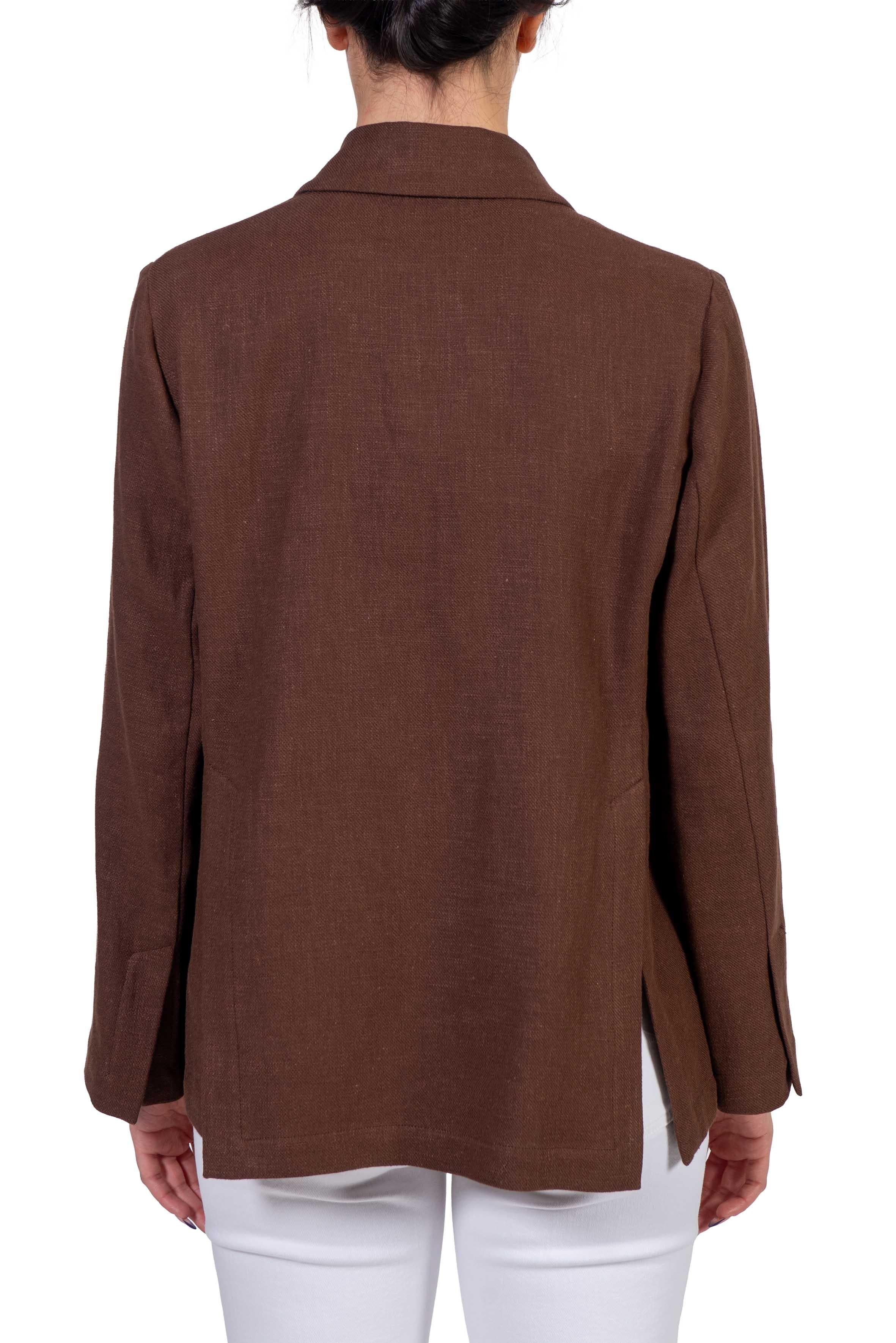 Giacca doppiopetto marrone over 4870 4418 MORO ALICE MILLER