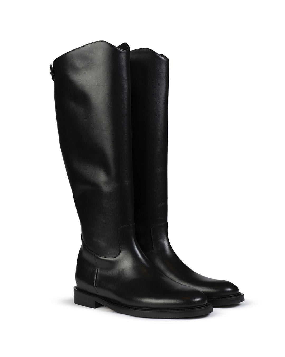 Stivale Cavallerizzanero con zip 9971 9971 BLACK ANNA F