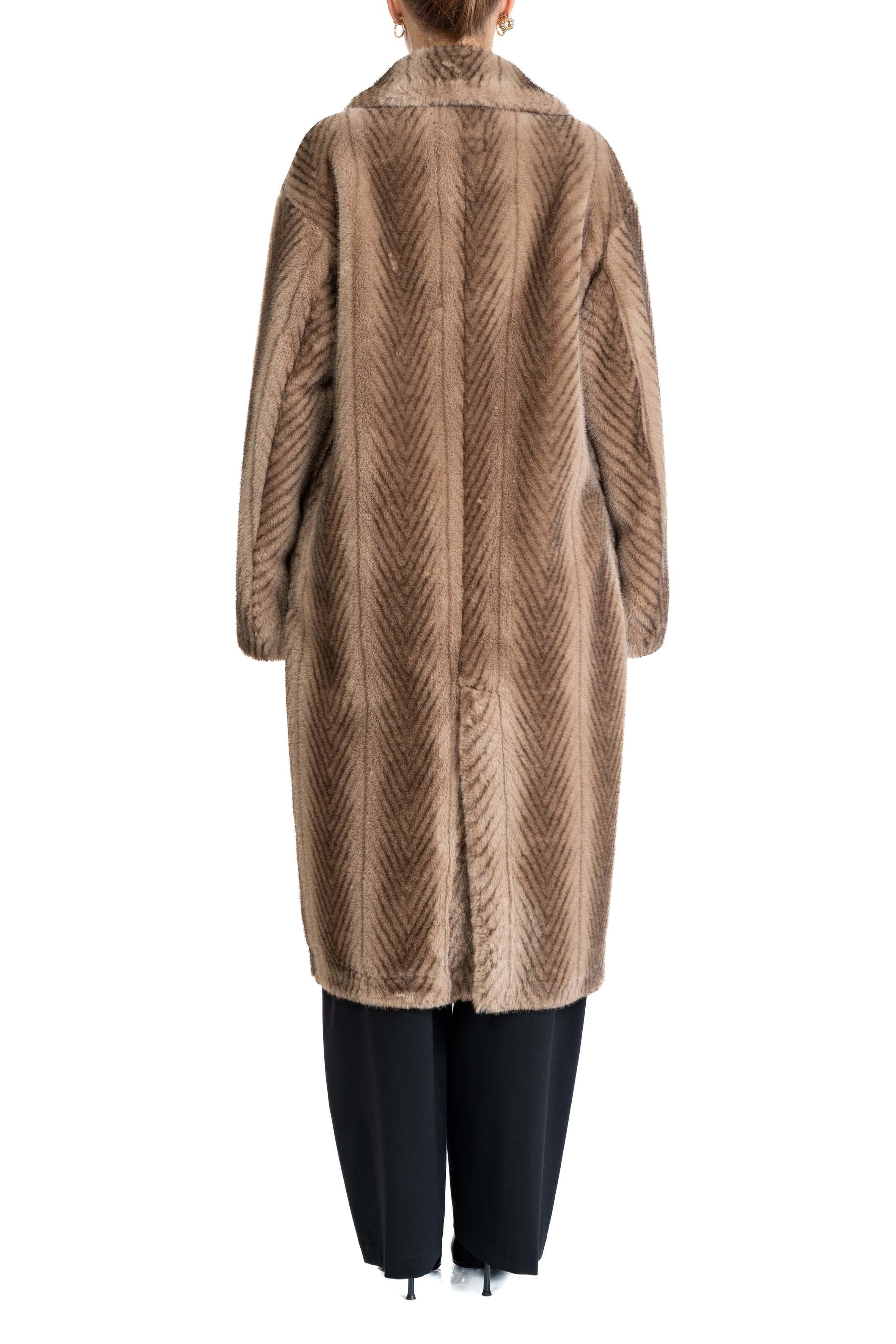 Cappotto marrone sfumato 8996 8996 HAZEL SWORD