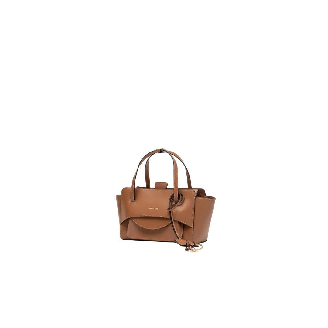 Borsa Flap s cammello FLAP S PREMIERE CARAMEL HIDESINS