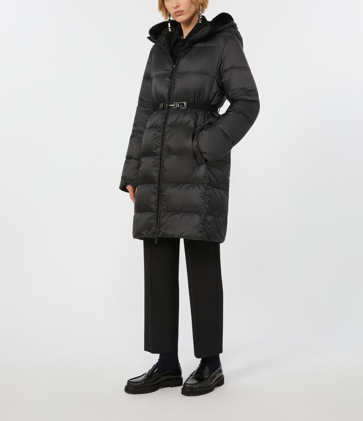 Piumino Seipra nero SEPAIR 009 MAX MARA THE CUBE