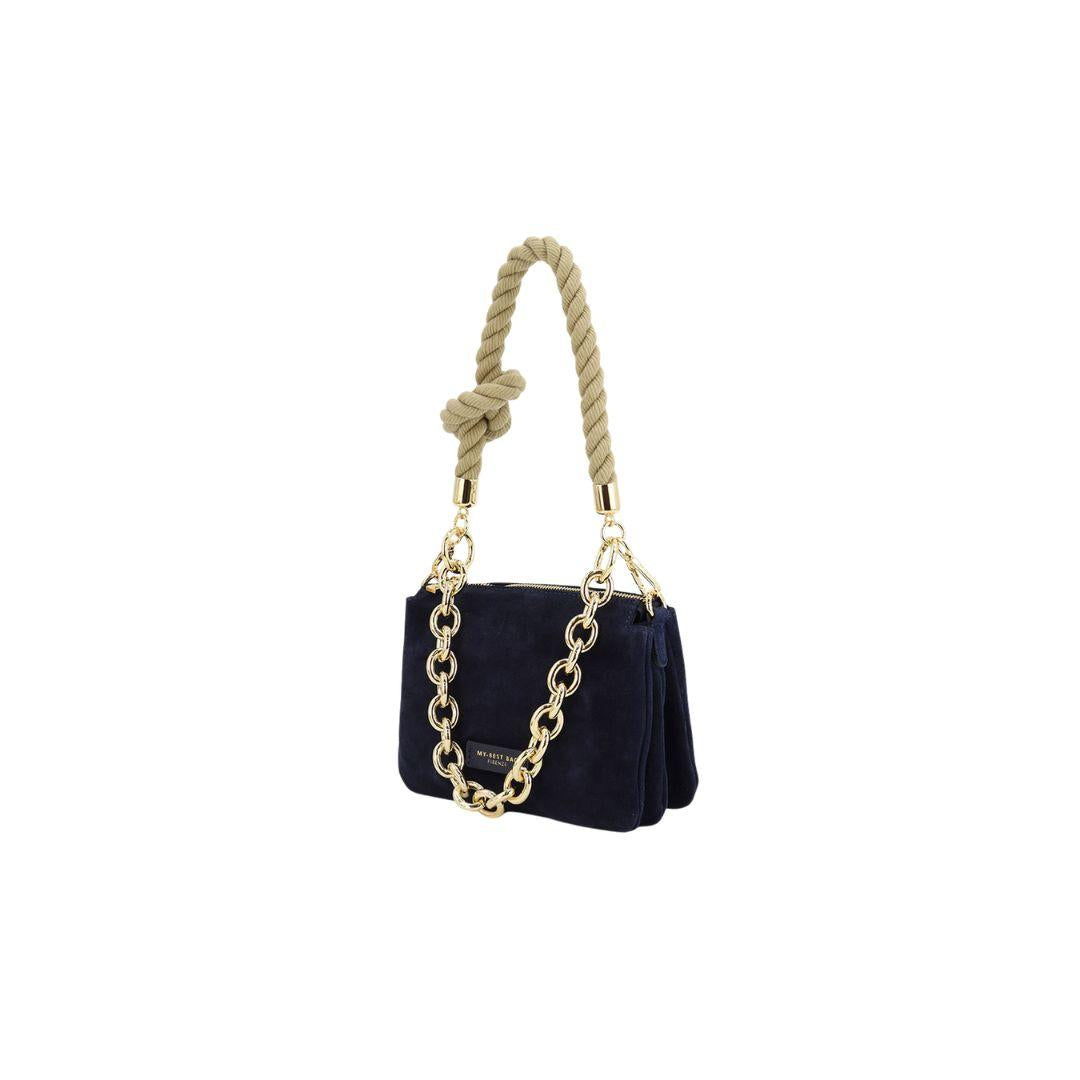 Borsa Reflex 2029 suede blu notte REFLEX 2029 BLU NOTTE MY BEST BAG