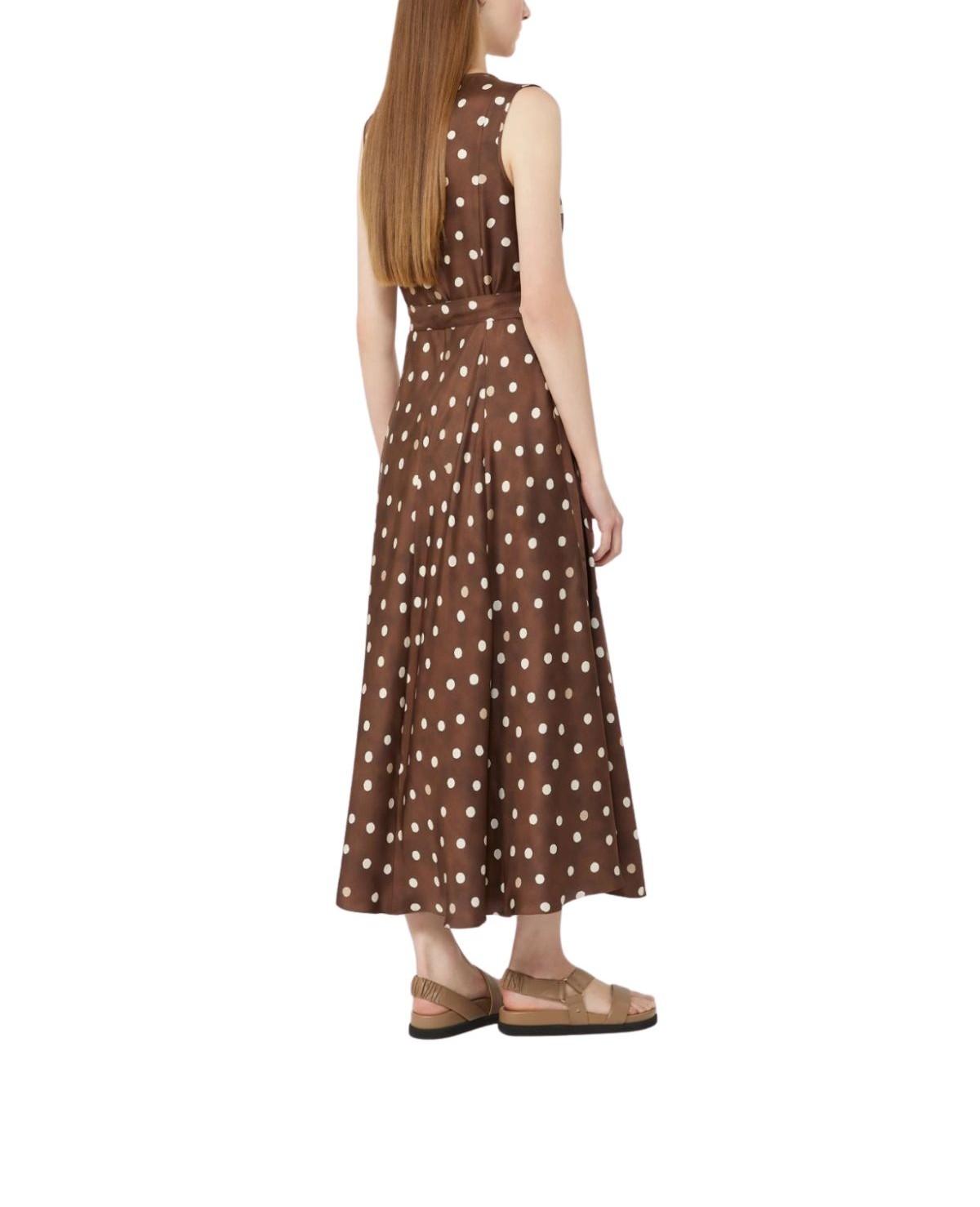 Abito Martina pois marrone MARTINA 002 MAX MARA