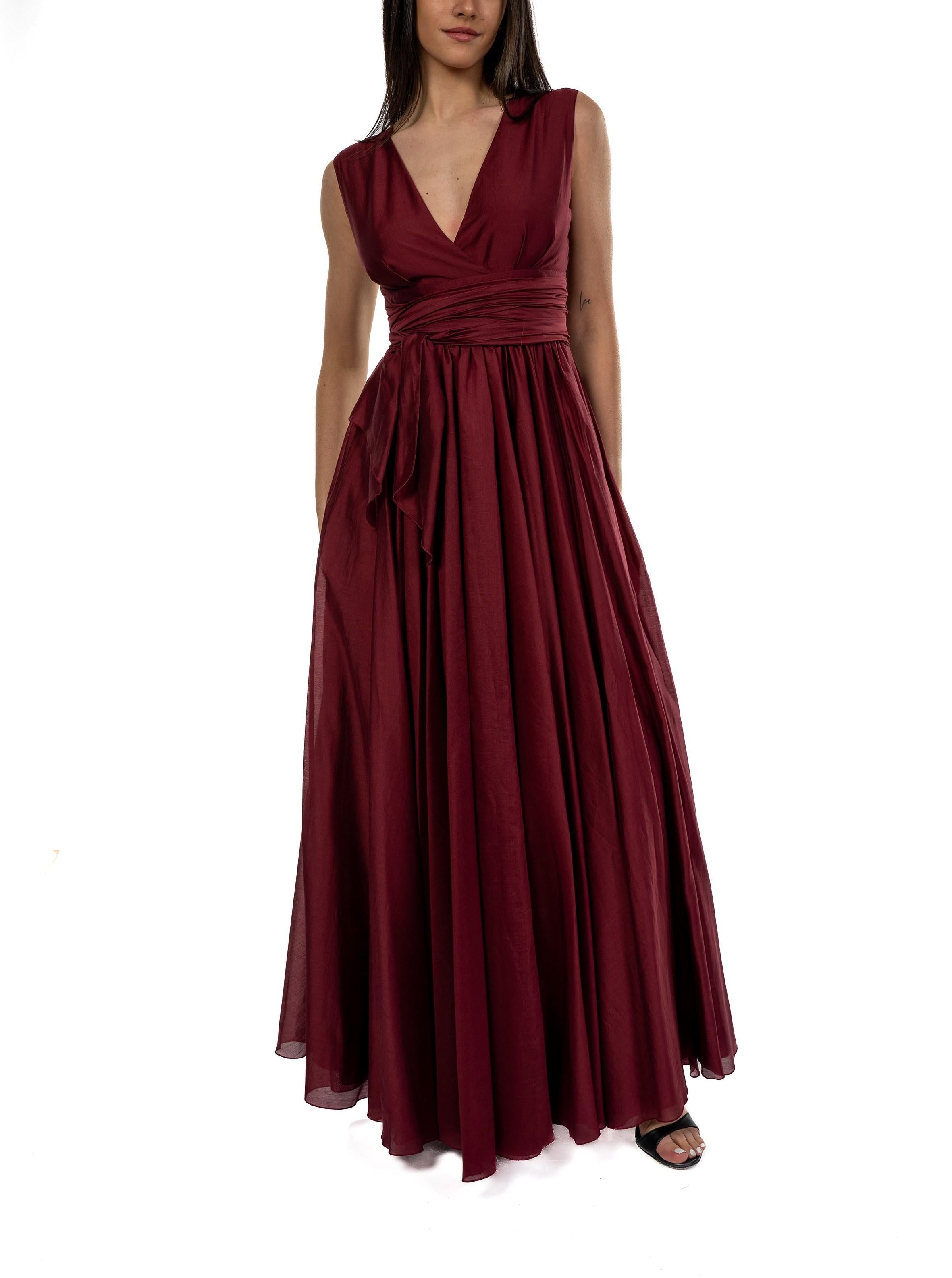 Abito lungo 4526 4281 BORDO ALICE MILLER