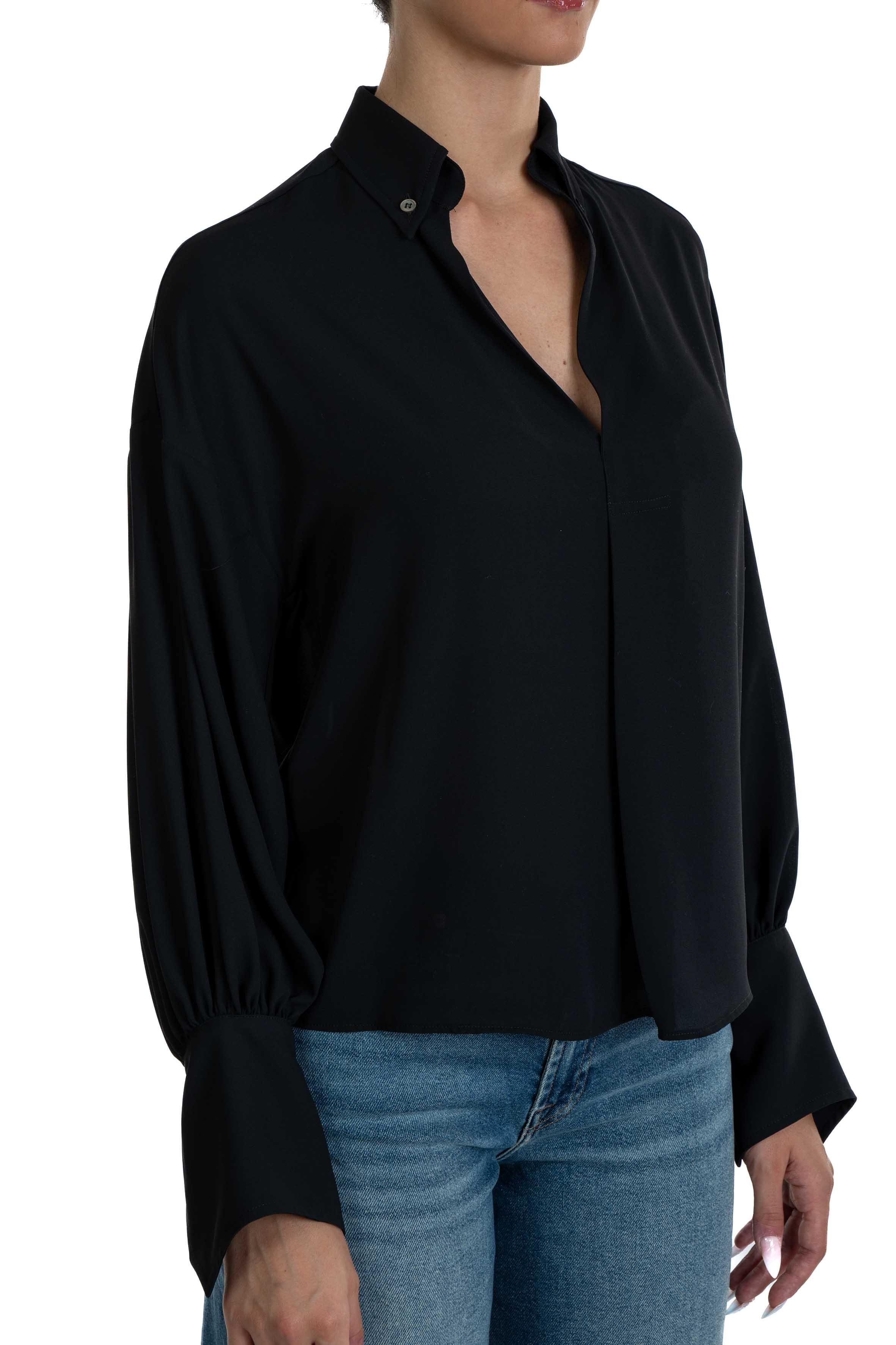 Blusa scollo a V nera 4032 2859 N ALICE MILLER