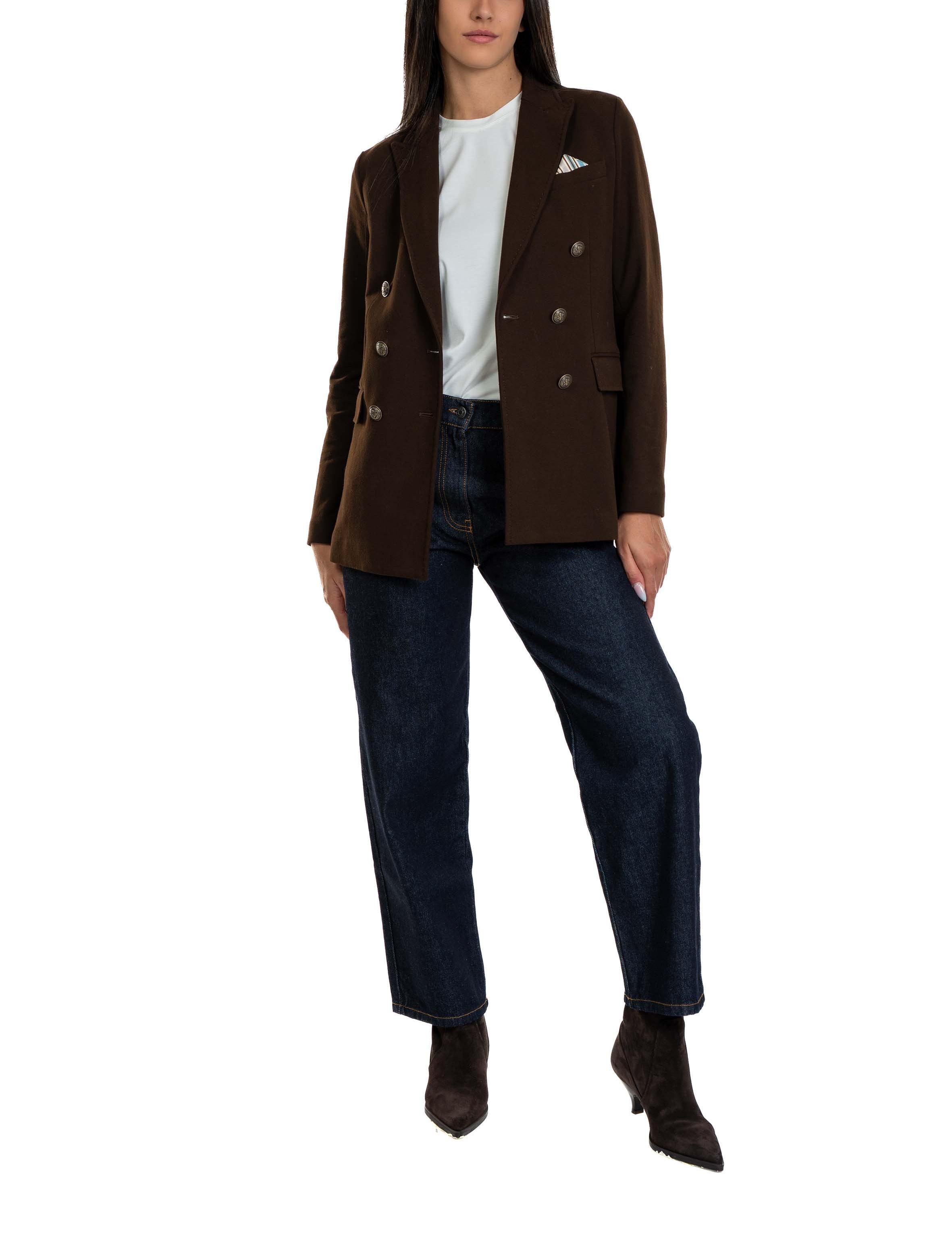 Giacca doppiopetto Marrone FD3612 CORTECCIA CIRCOLO