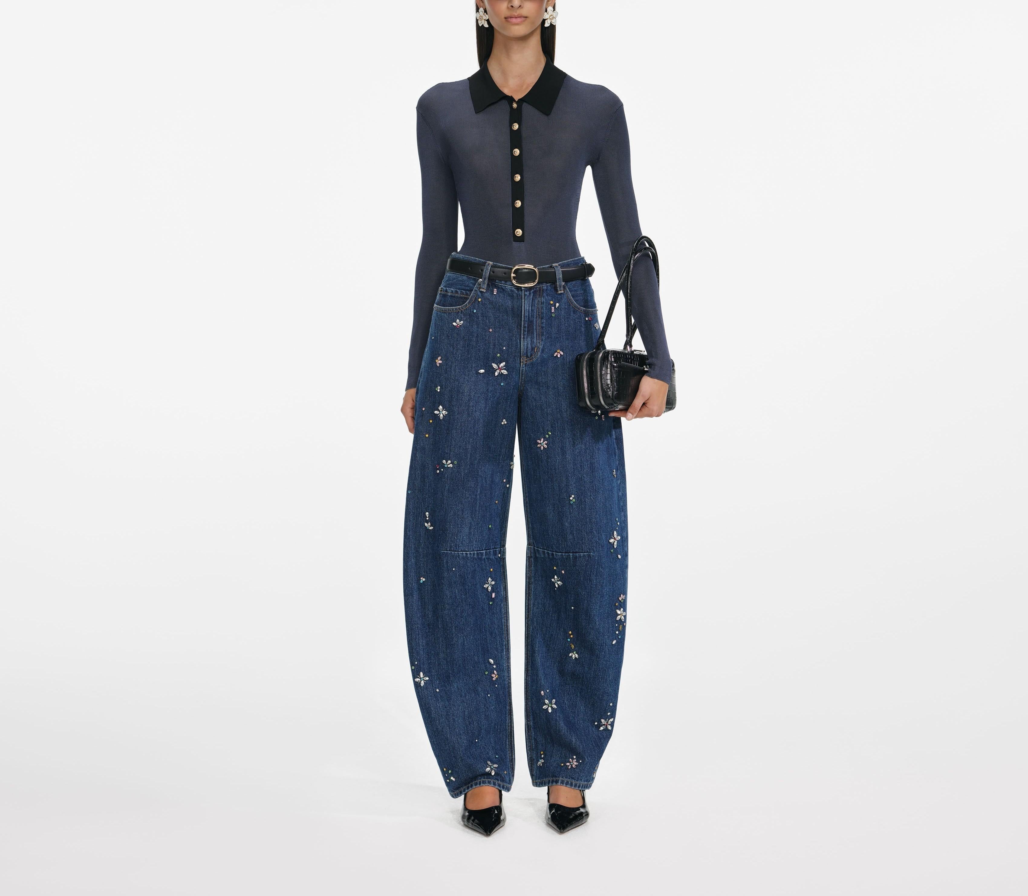 Jeans Barrel 827P BLUE SELF PORTRAIT