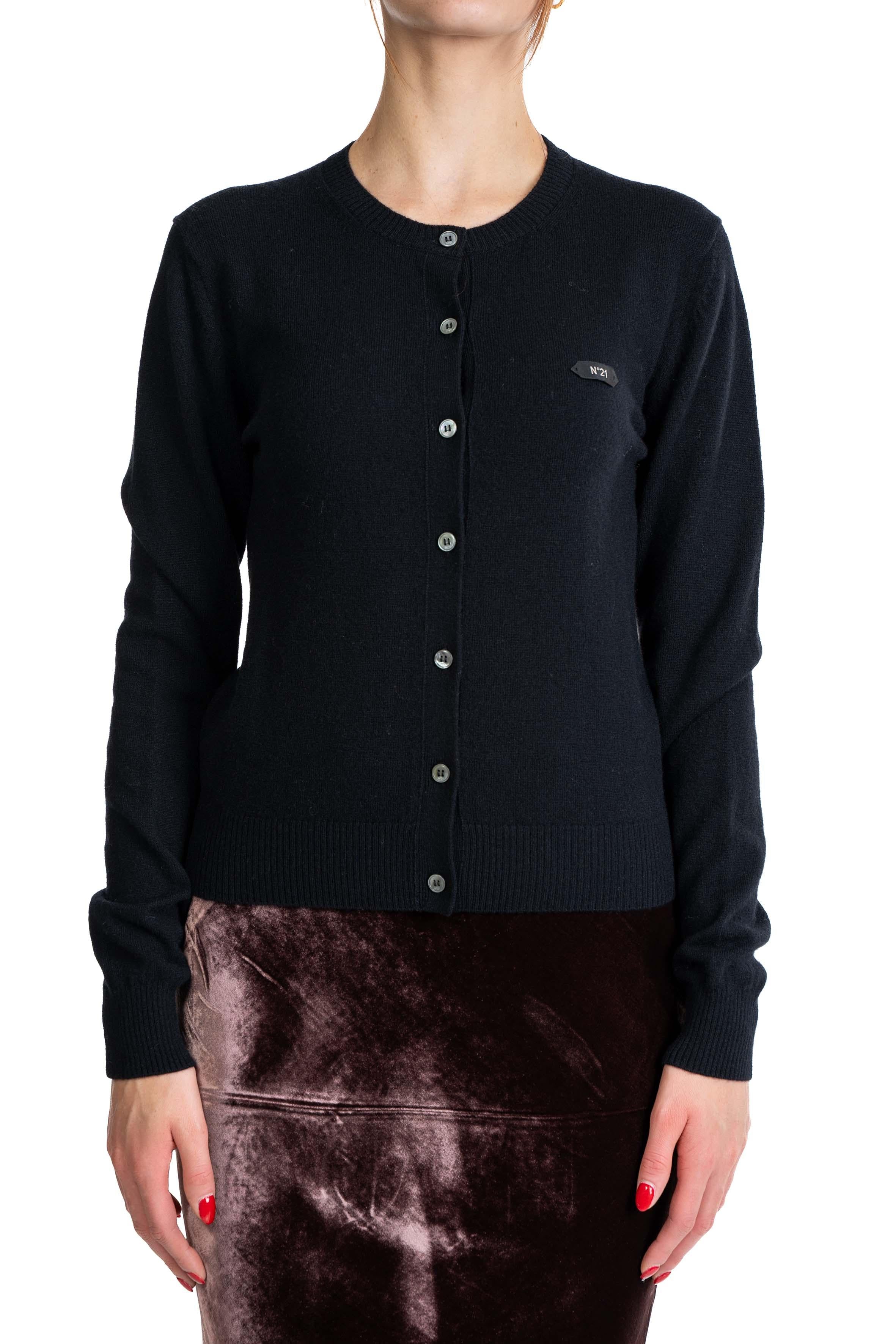 Cardigan nero A036 A036 9000 N° 21