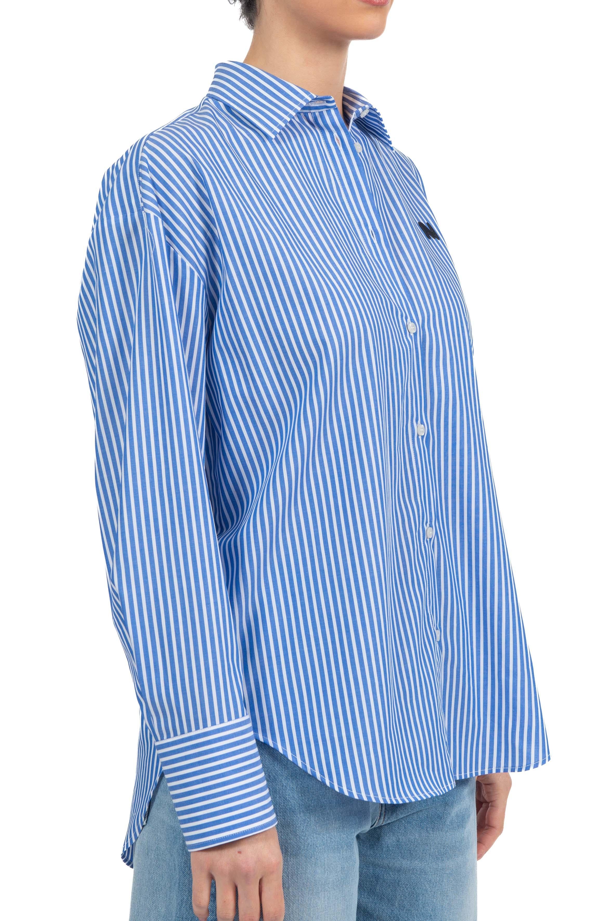 Camicia righe Msgm 4041MDE18X LIGHT BLUE MSGM