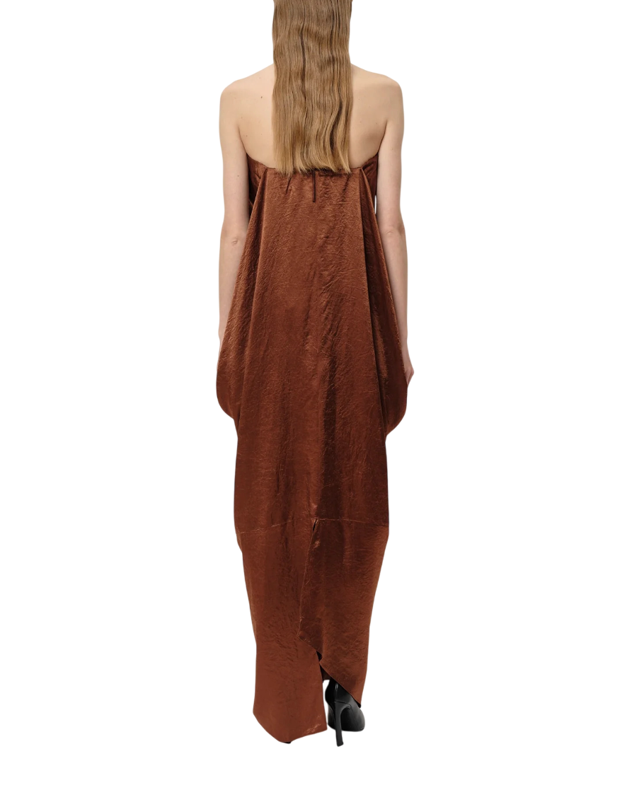 Abito Annika marrone ANNIKA DRESS TOFFEE HERSKIND